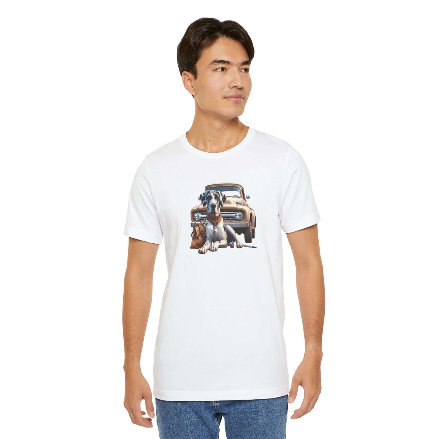 Vintage Harlequin TruckVintage Harlequin TruckVintage Harlequin TruckThis classic unisex jersey short sleeve tee fits like a well-loved favorite. Soft cotton and quality print make users fall in love with it over and over again. These t-shirts have-ribbed