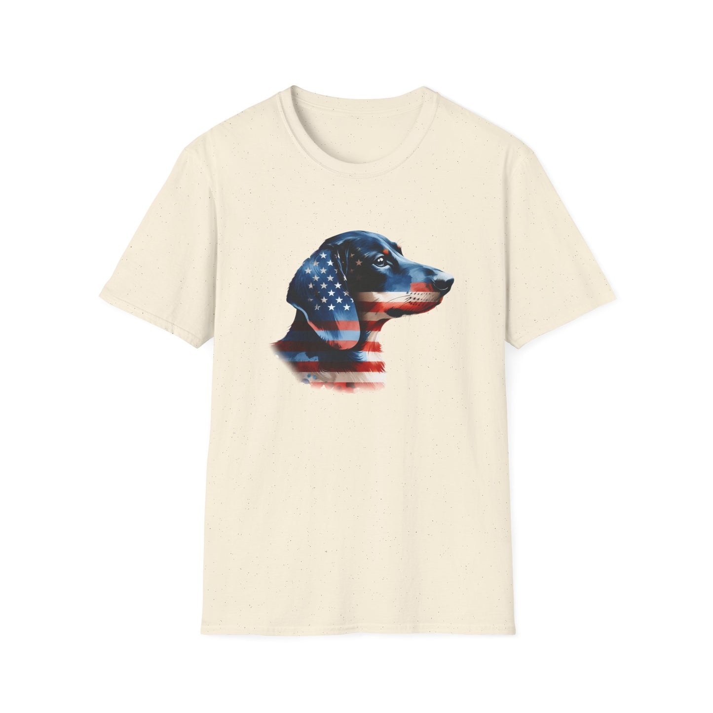 Patriotic Dachshund Unisex Soft Style T-Shirt - Four More Paws