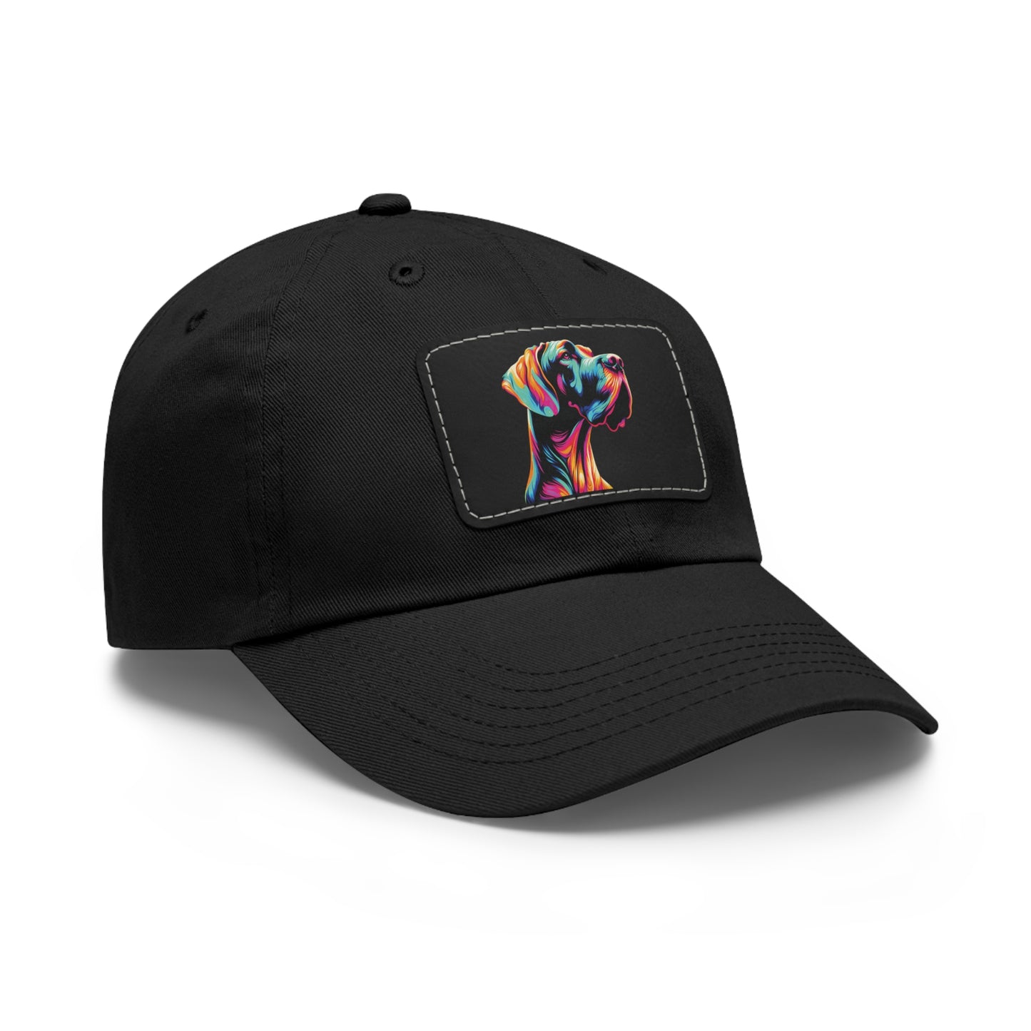 Bright Neon Great Dane Summer Ball Cap