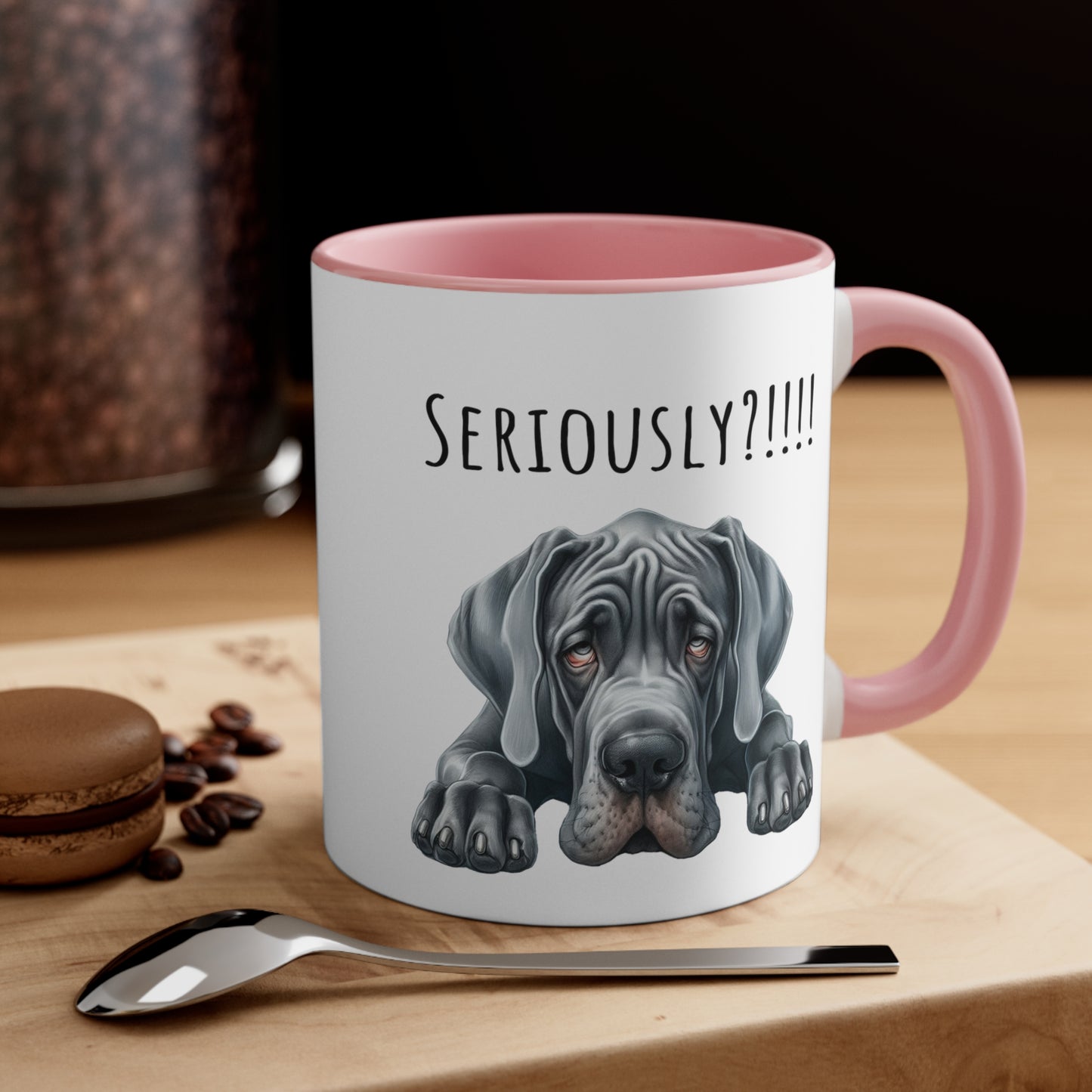 Seriously Funny Dog Morning Coffee Mug