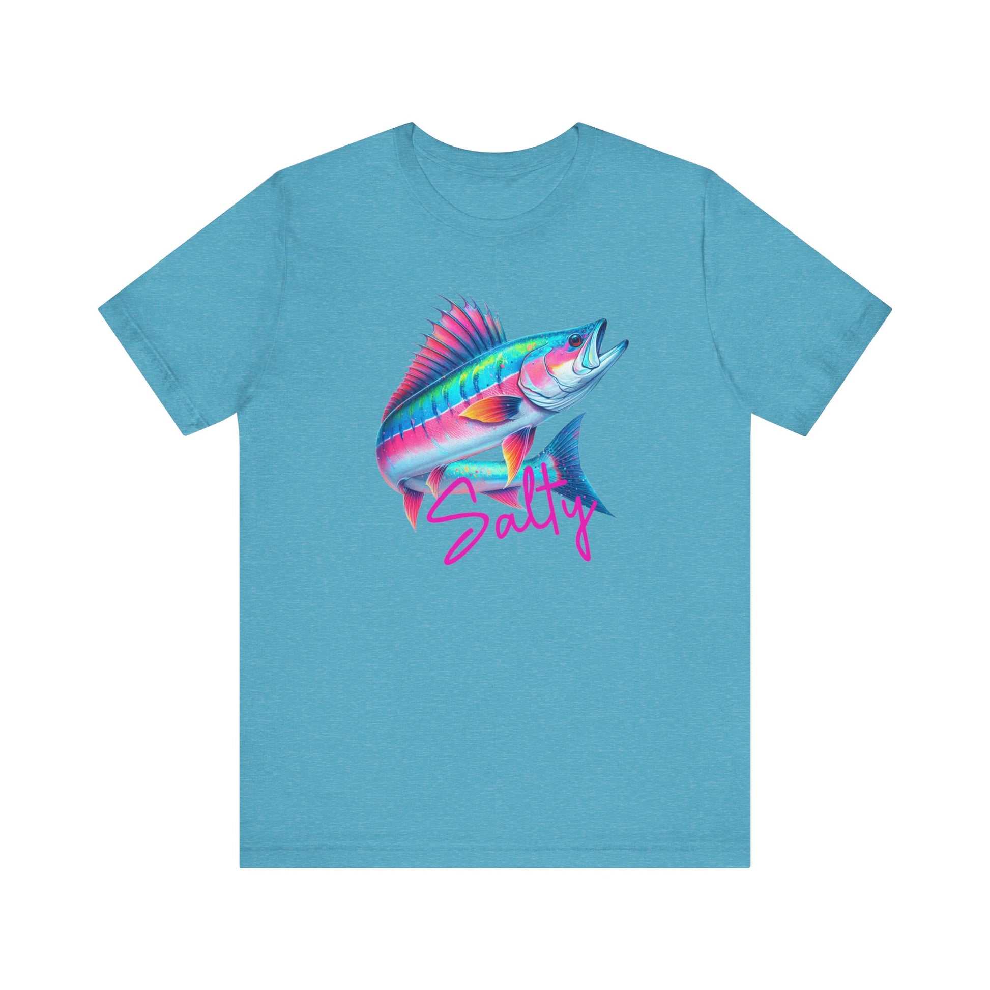 Salty Outdoor Fishing Tee Shirt - Four More Paws