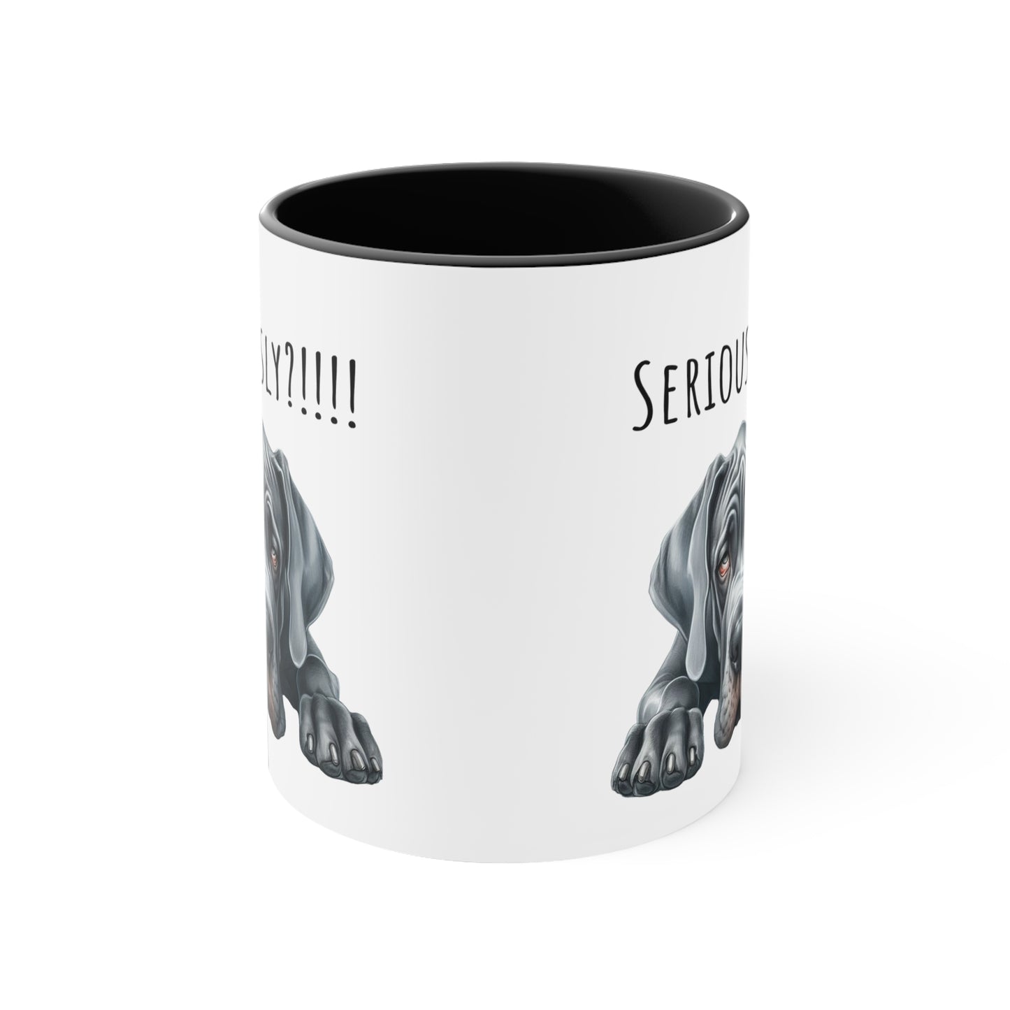 Seriously Funny Dog Morning Coffee Mug