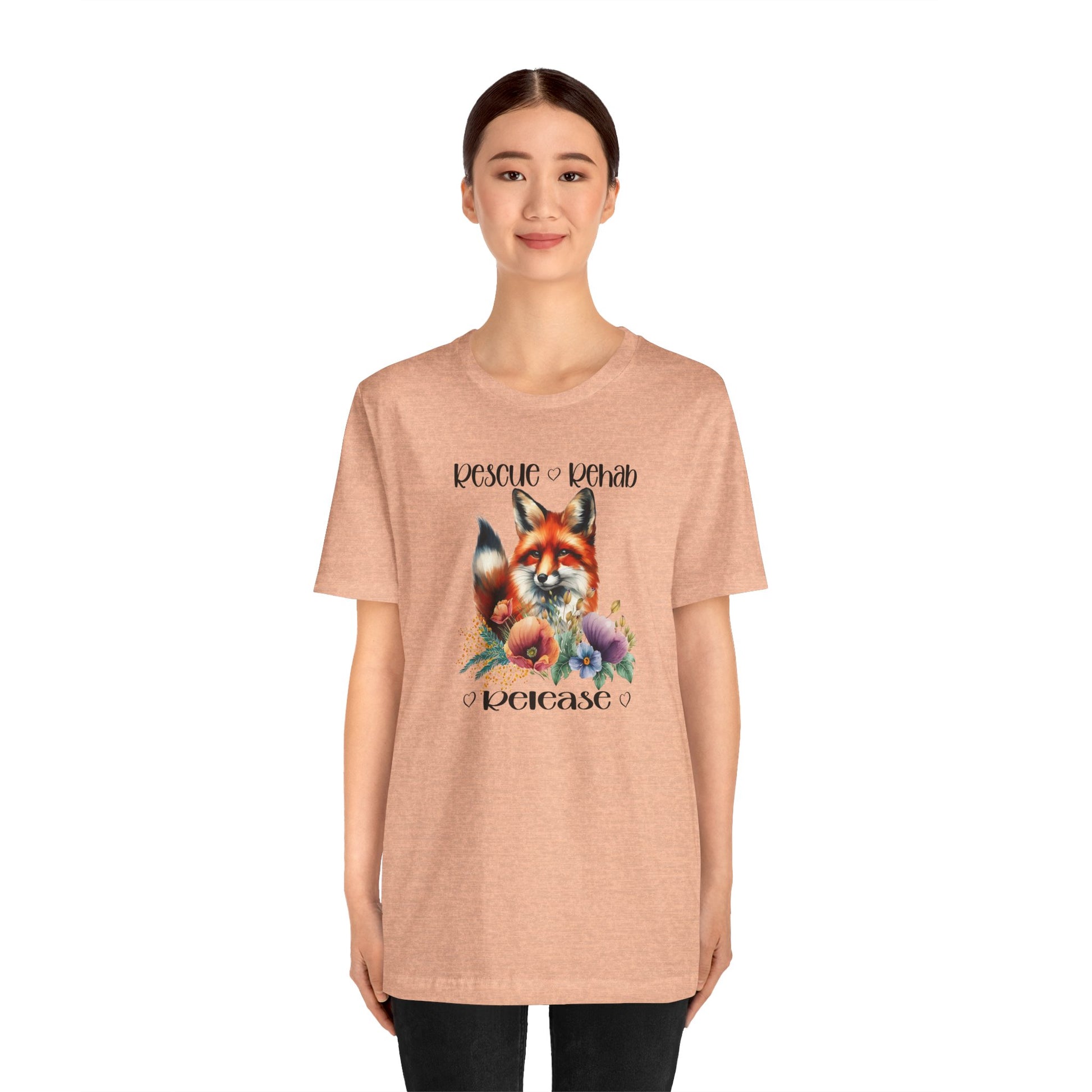 Rescue Rehab Release Fox Tee - Four More Paws