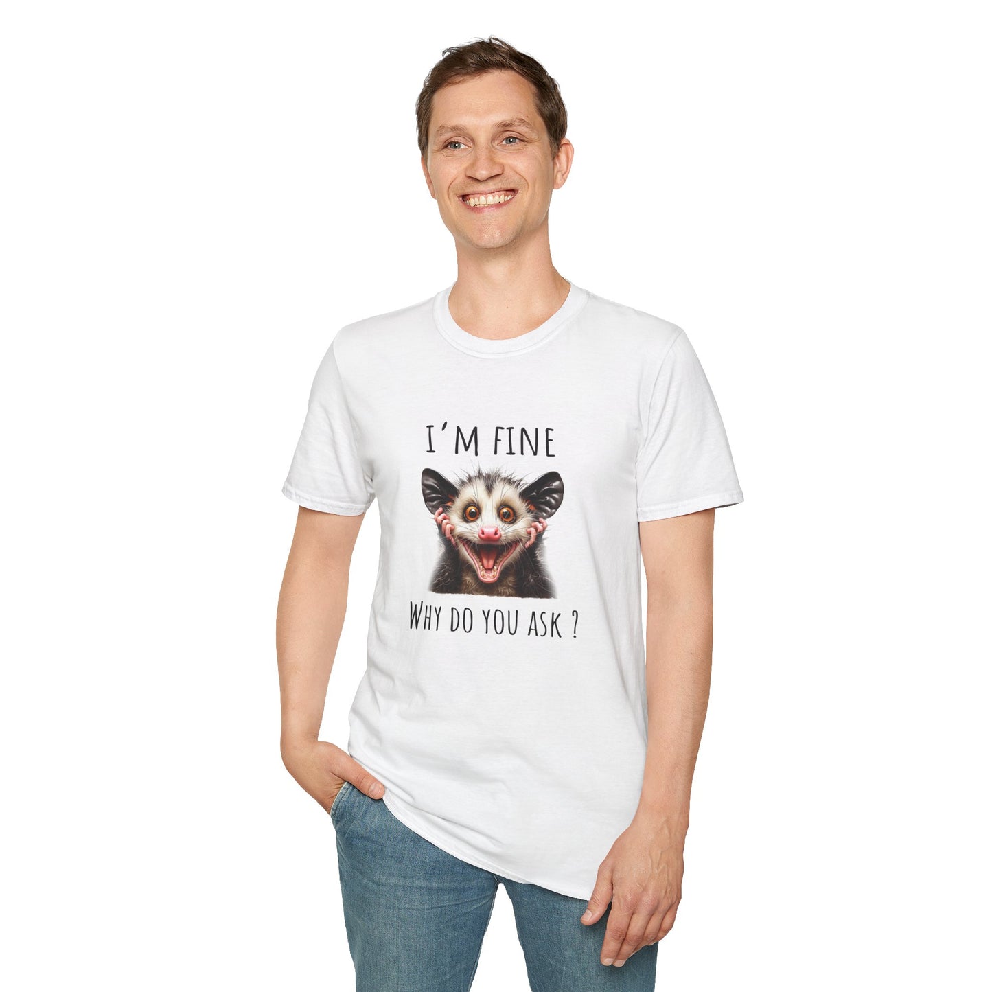 Funny Opossum Soft Style Tee