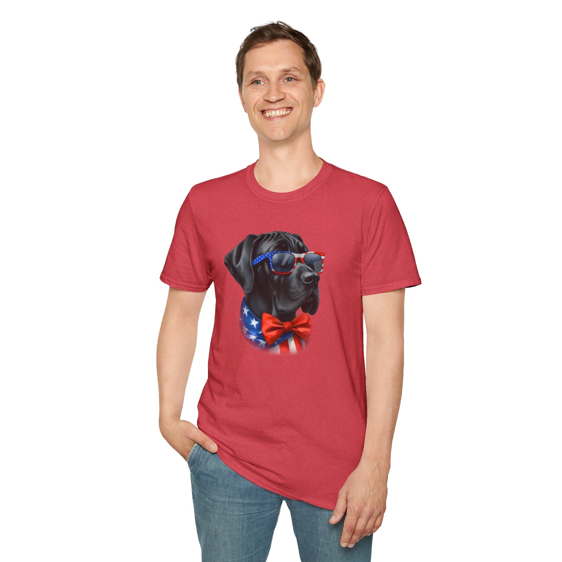 Patriotic Great Dane Tee - Four More Paws