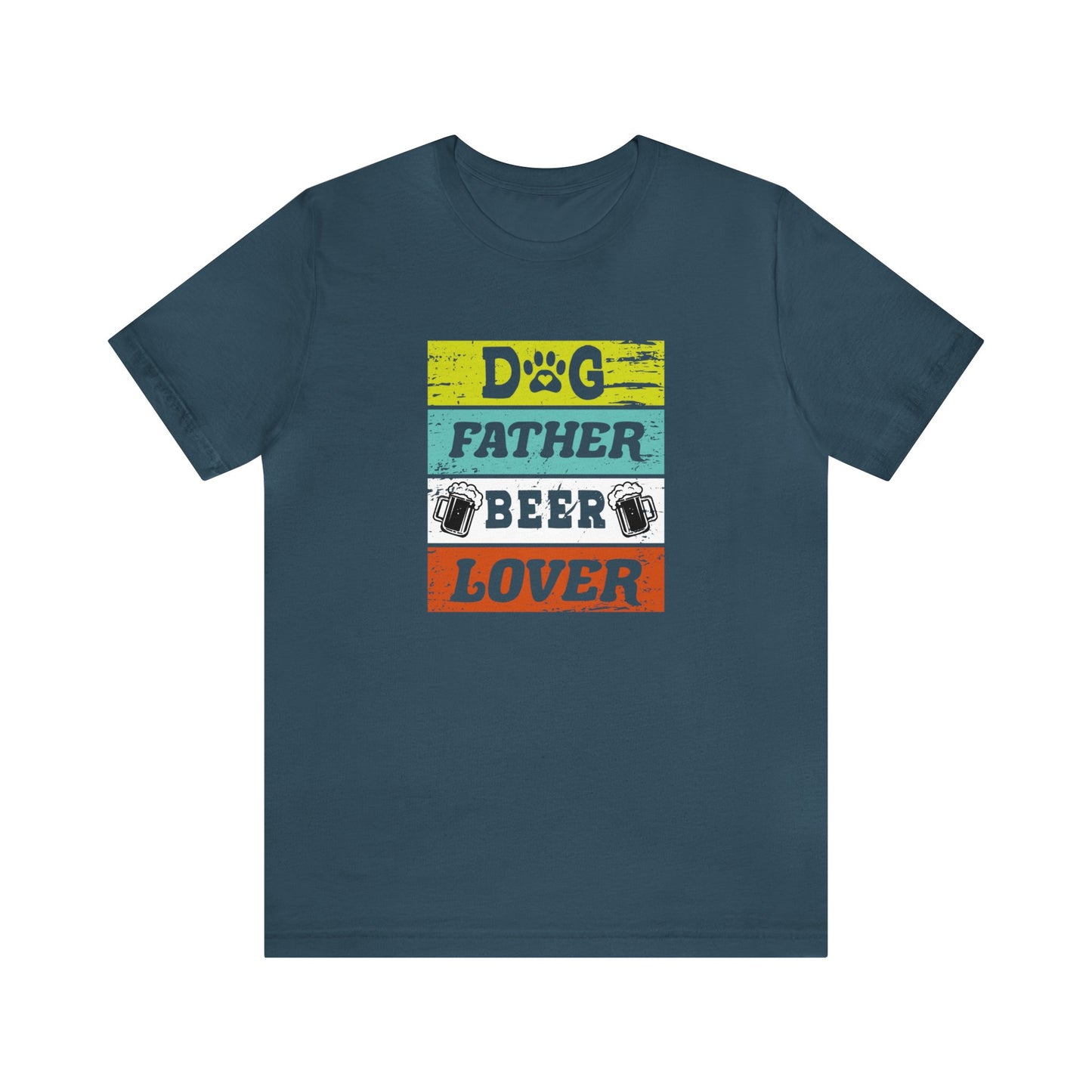 Dog Father Beer Lover Tee