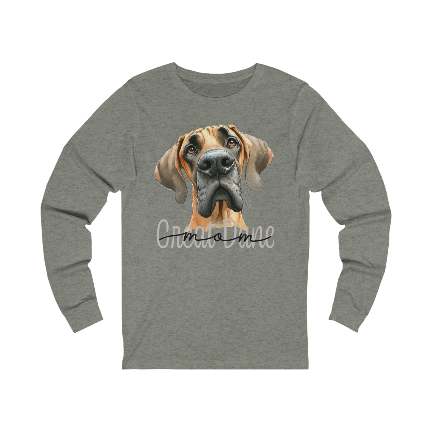 Great Dane Mom Unisex Jersey Long Sleeve Tee