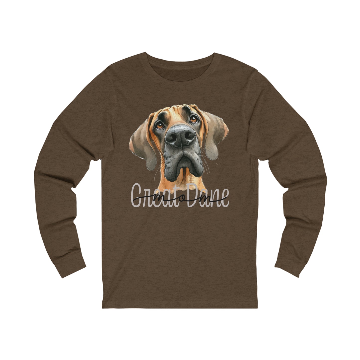 Great Dane Mom Unisex Jersey Long Sleeve Tee