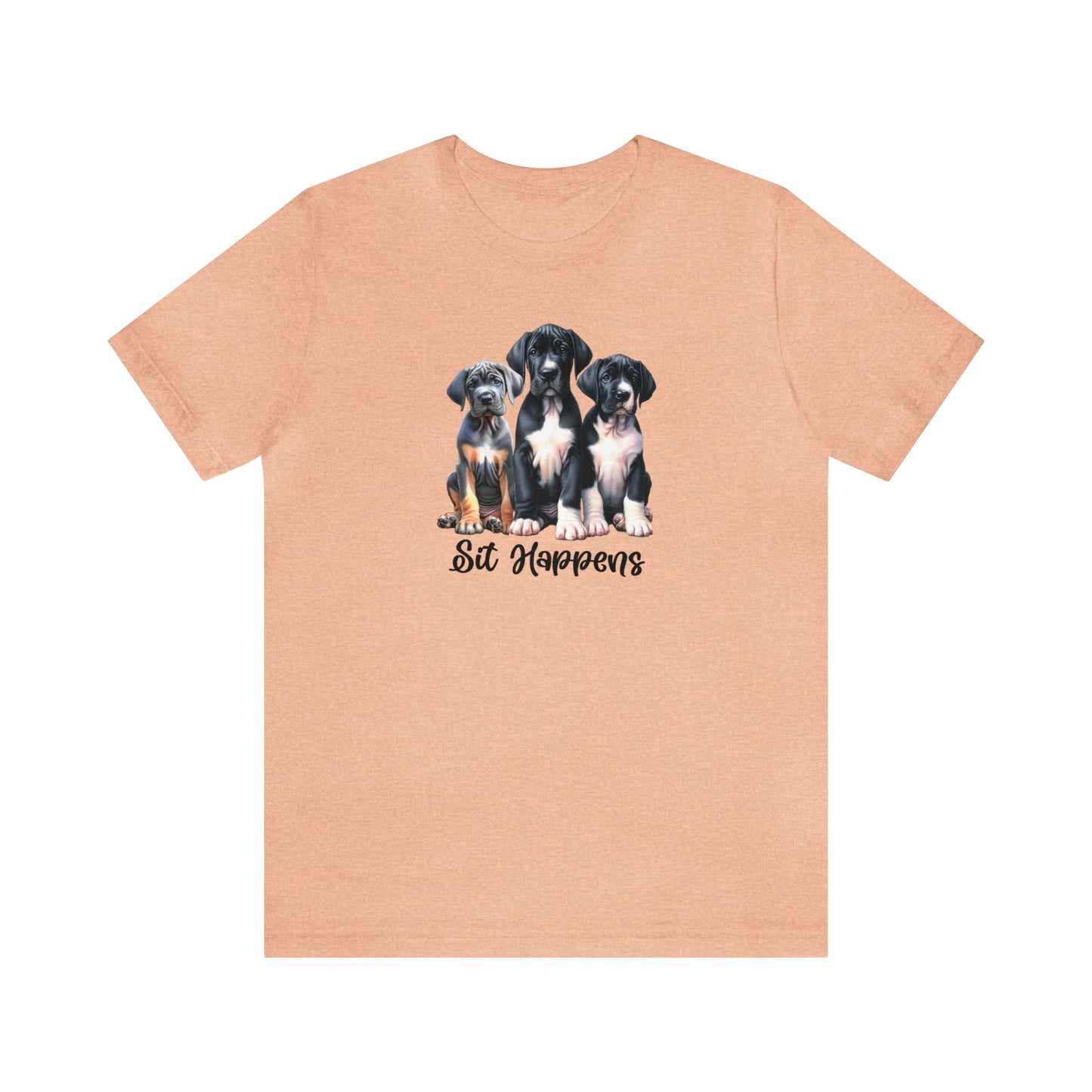 Sit Happens Funny Dog Tee