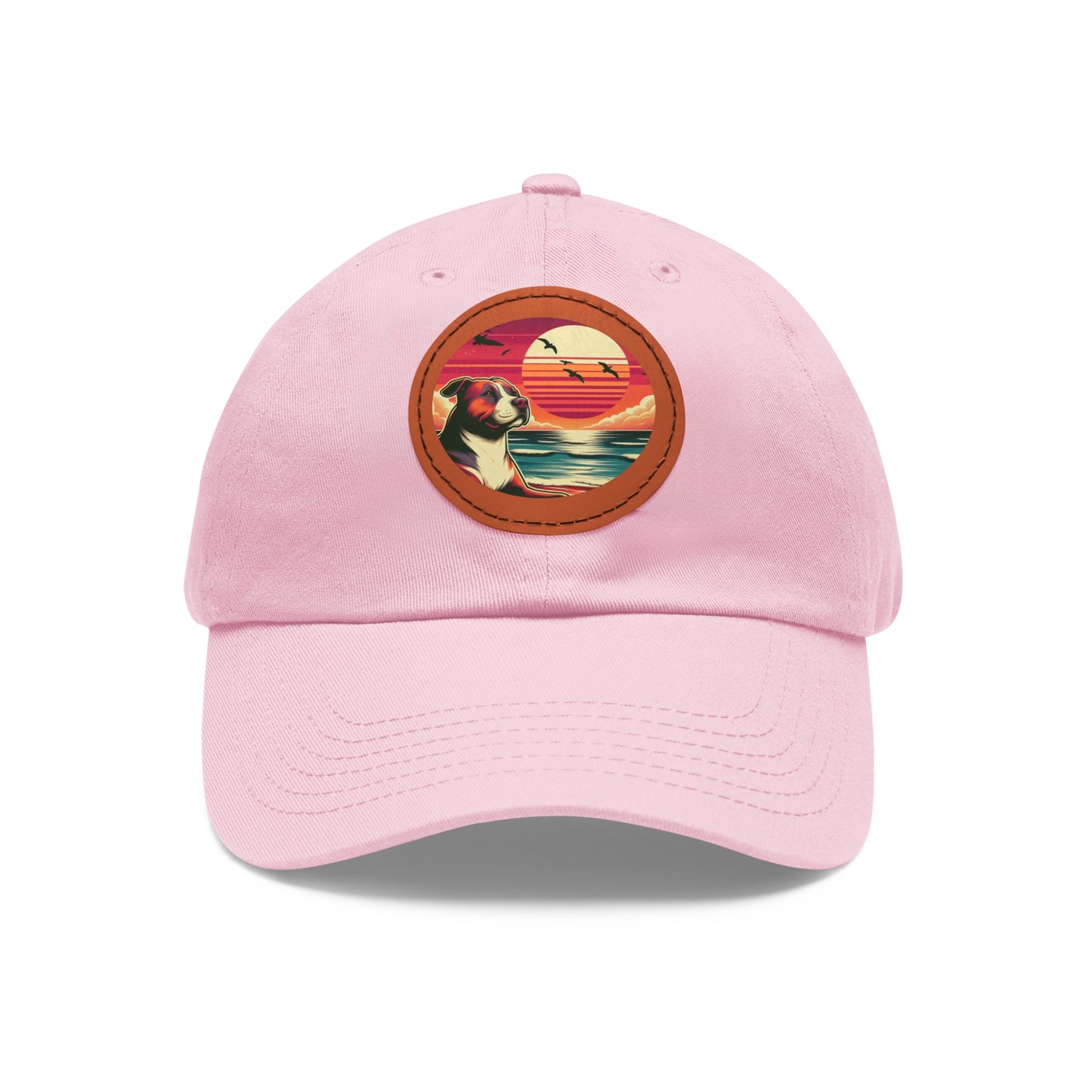 Pit Bull Summer Vibes Classic Summer Ball Cap, Pitbull Mom, Pitbull Dad, Pittie Lovers, Popular Vacation Hat,