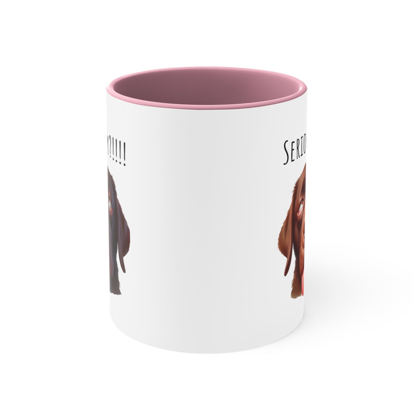 Seriously?!!! Funny Chocolate Lab Coffee Cup