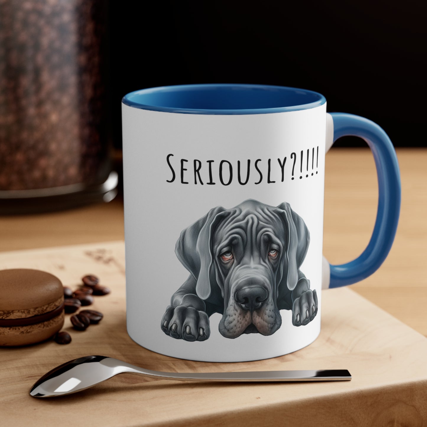 Seriously Funny Dog Morning Coffee Mug