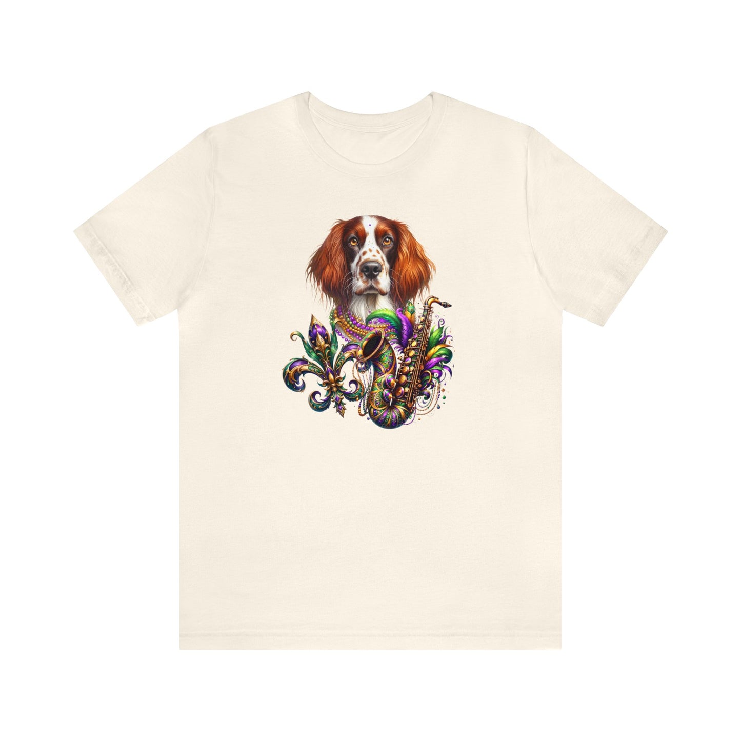 English Setter Mardi Gras