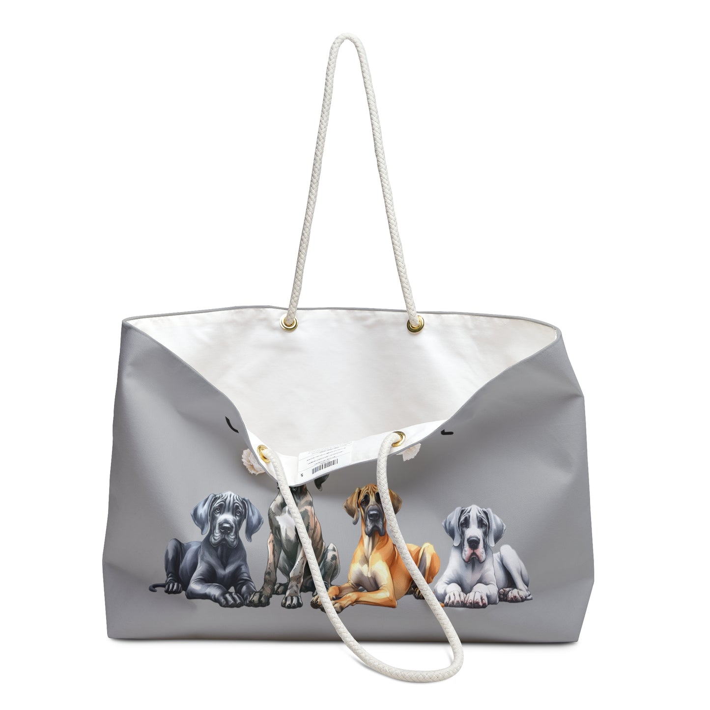 Great Dane Weekender Bag, Dog Mom Weekend Tote, Gifts for Great Dane Lovers