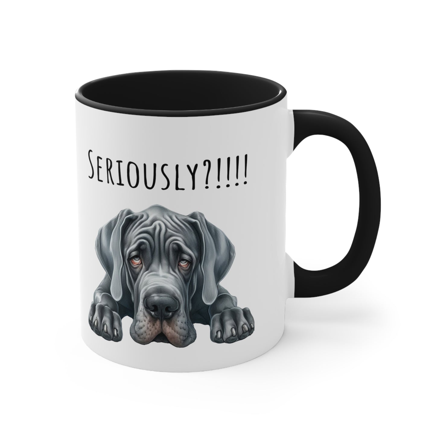 Seriously Funny Dog Morning Coffee Mug