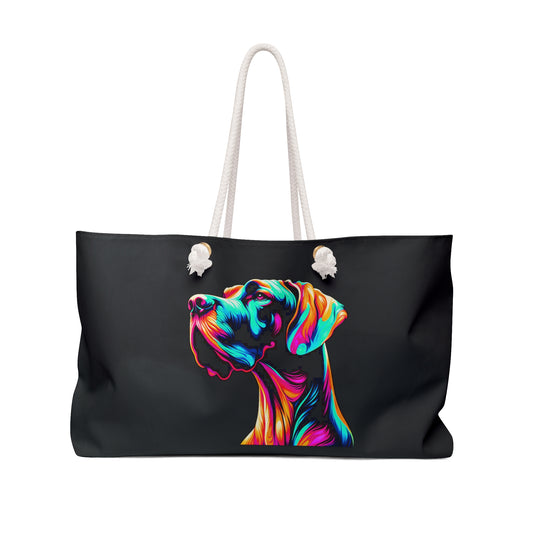 Bright Color Great Dane Weekend Tote Bag