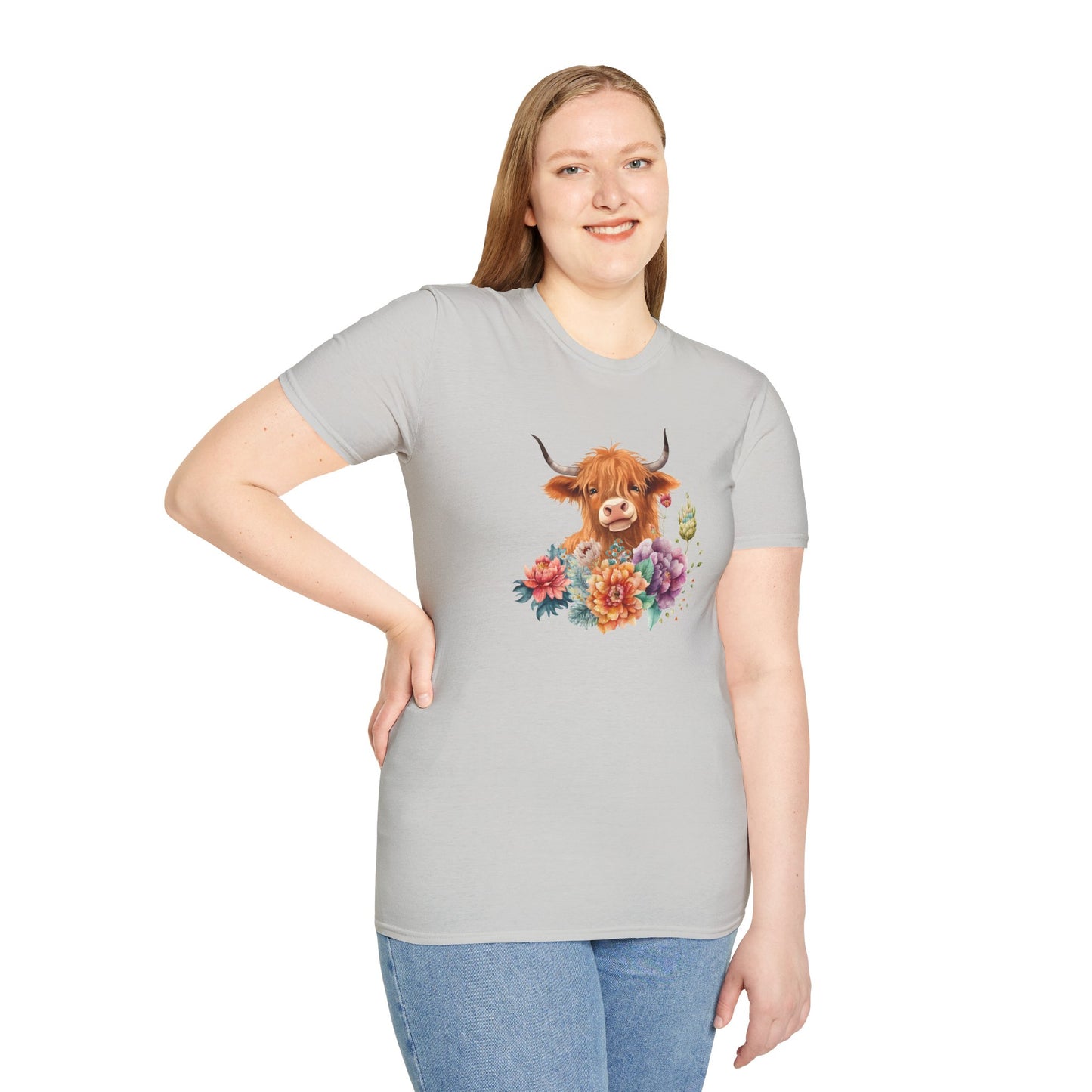 Mini Cow Floral Tee