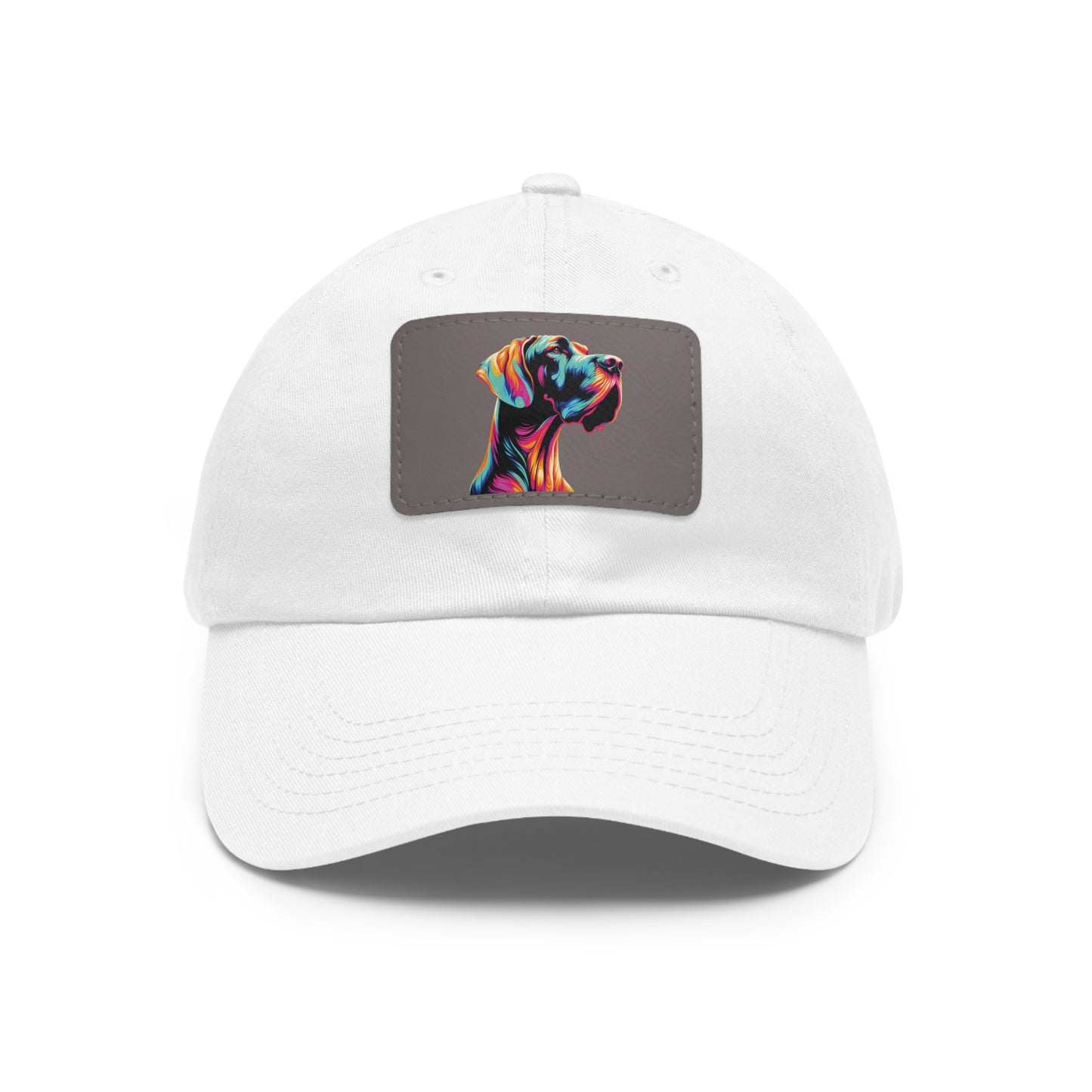 Bright Neon Great Dane Summer Ball Cap