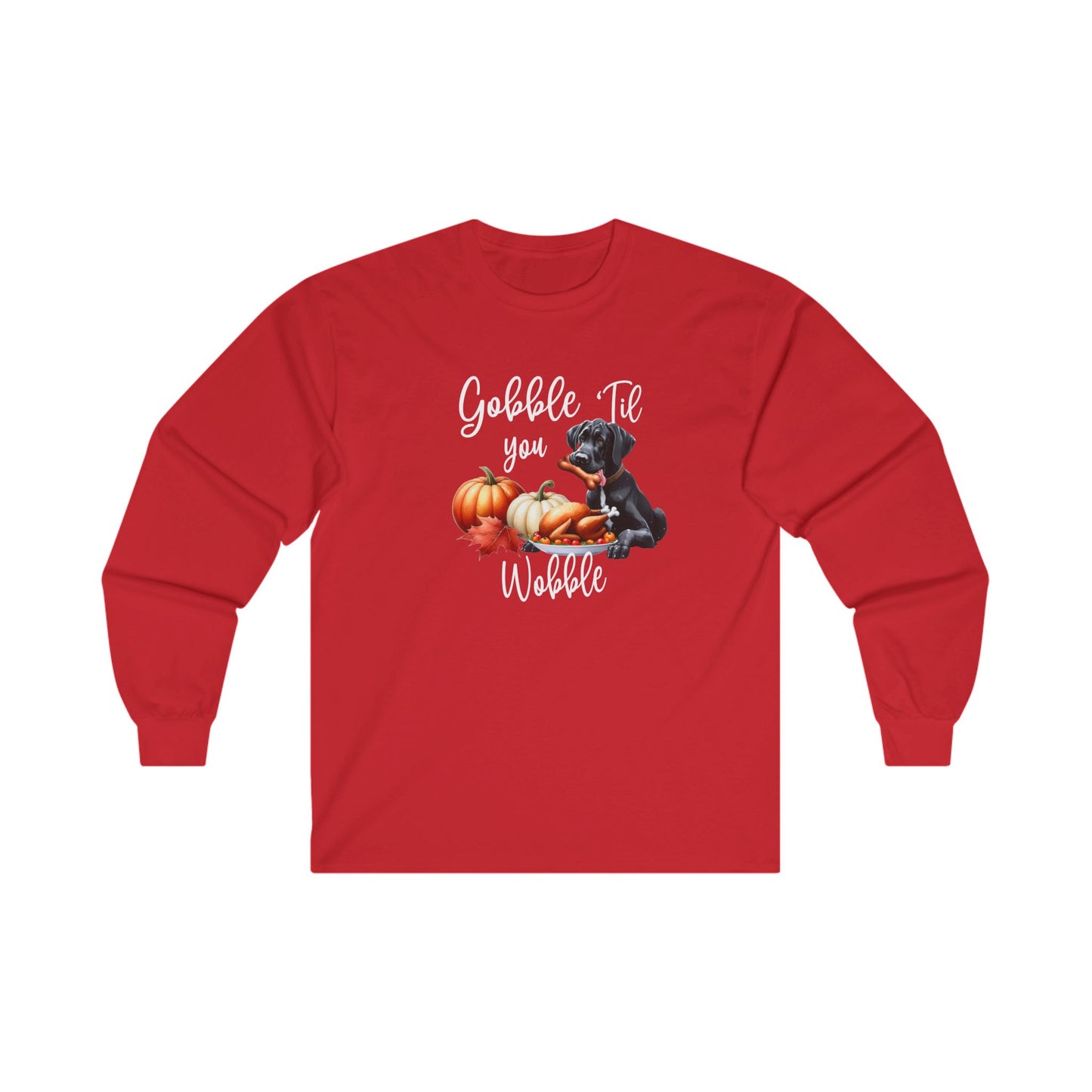 Great Dane Long Sleeve Thanksgiving Tee