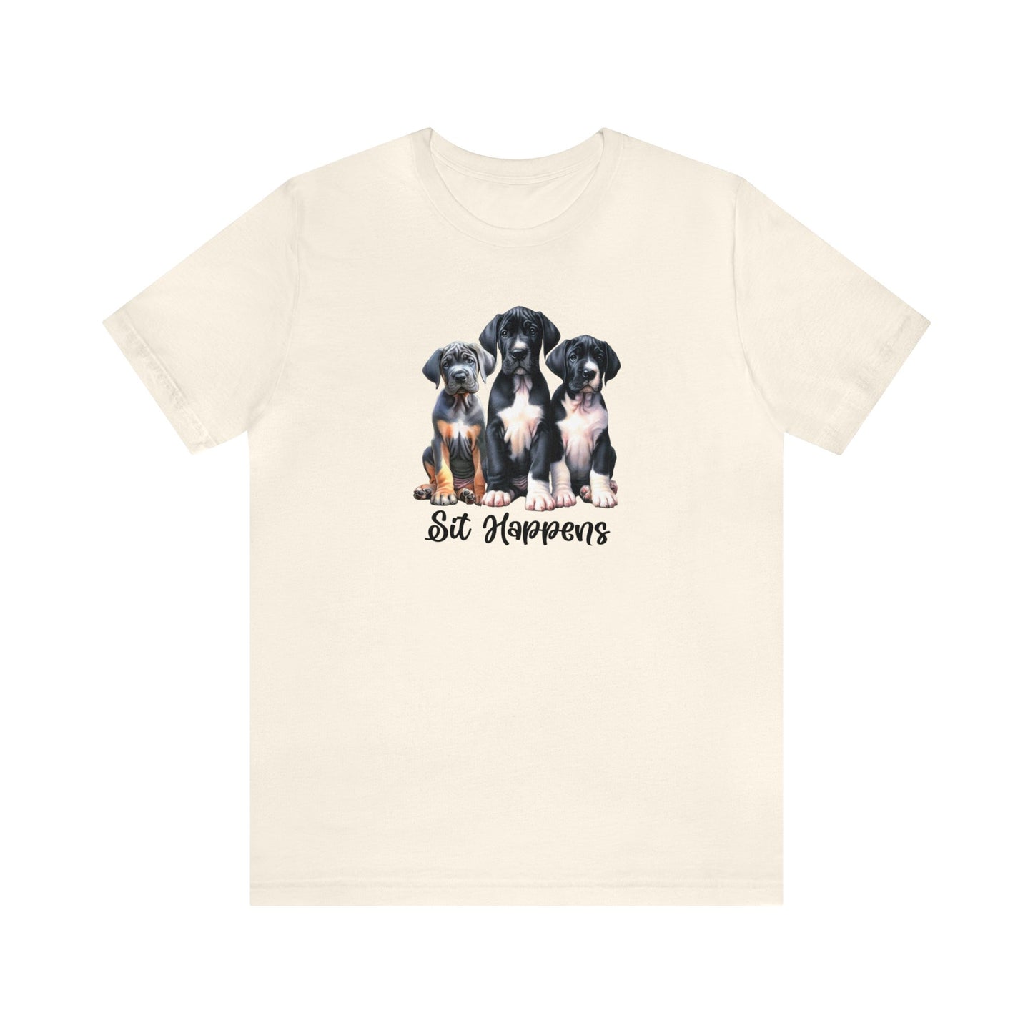 Sit Happens Funny Dog Tee