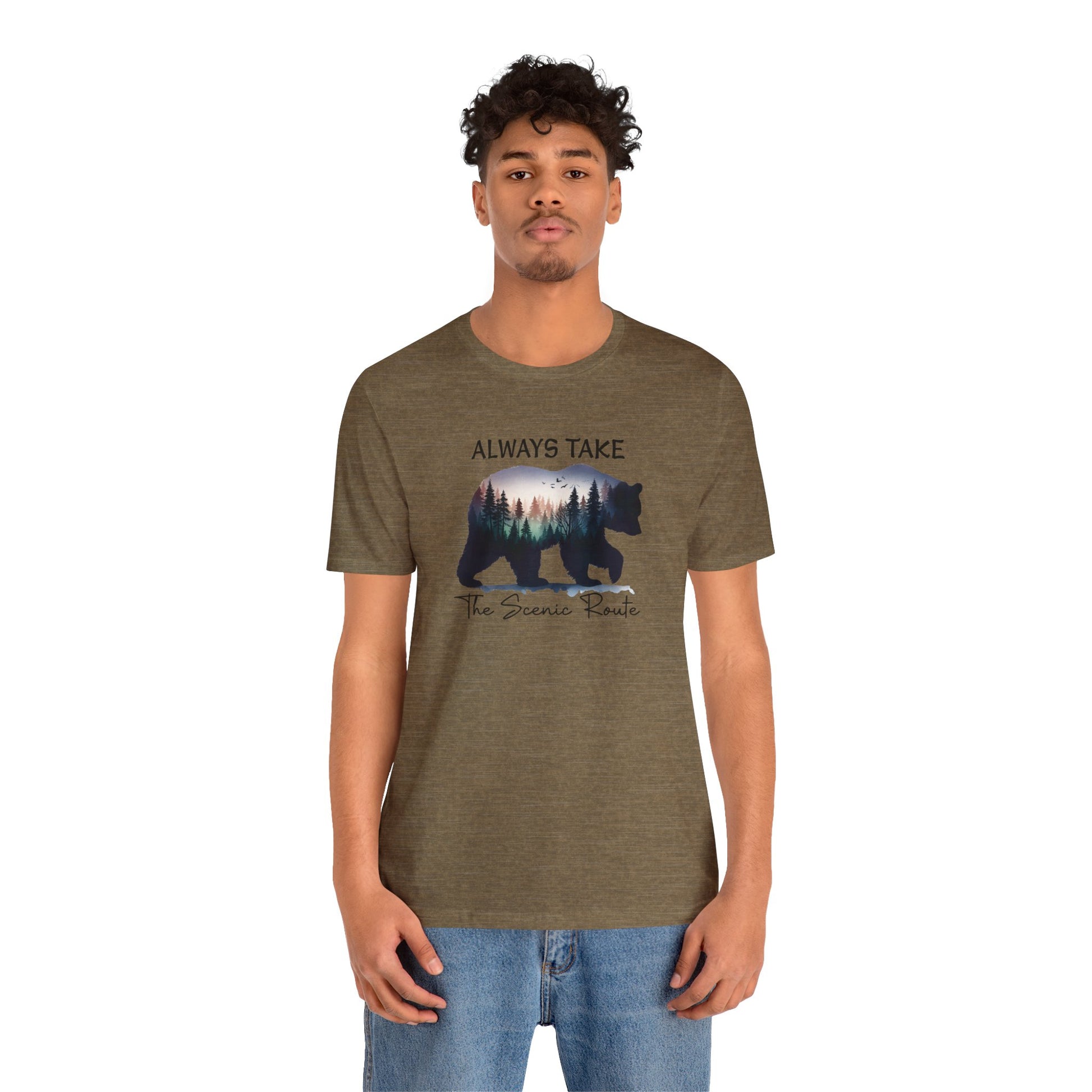 Take the Scenic Route Outdoor Tee - Four More Paws