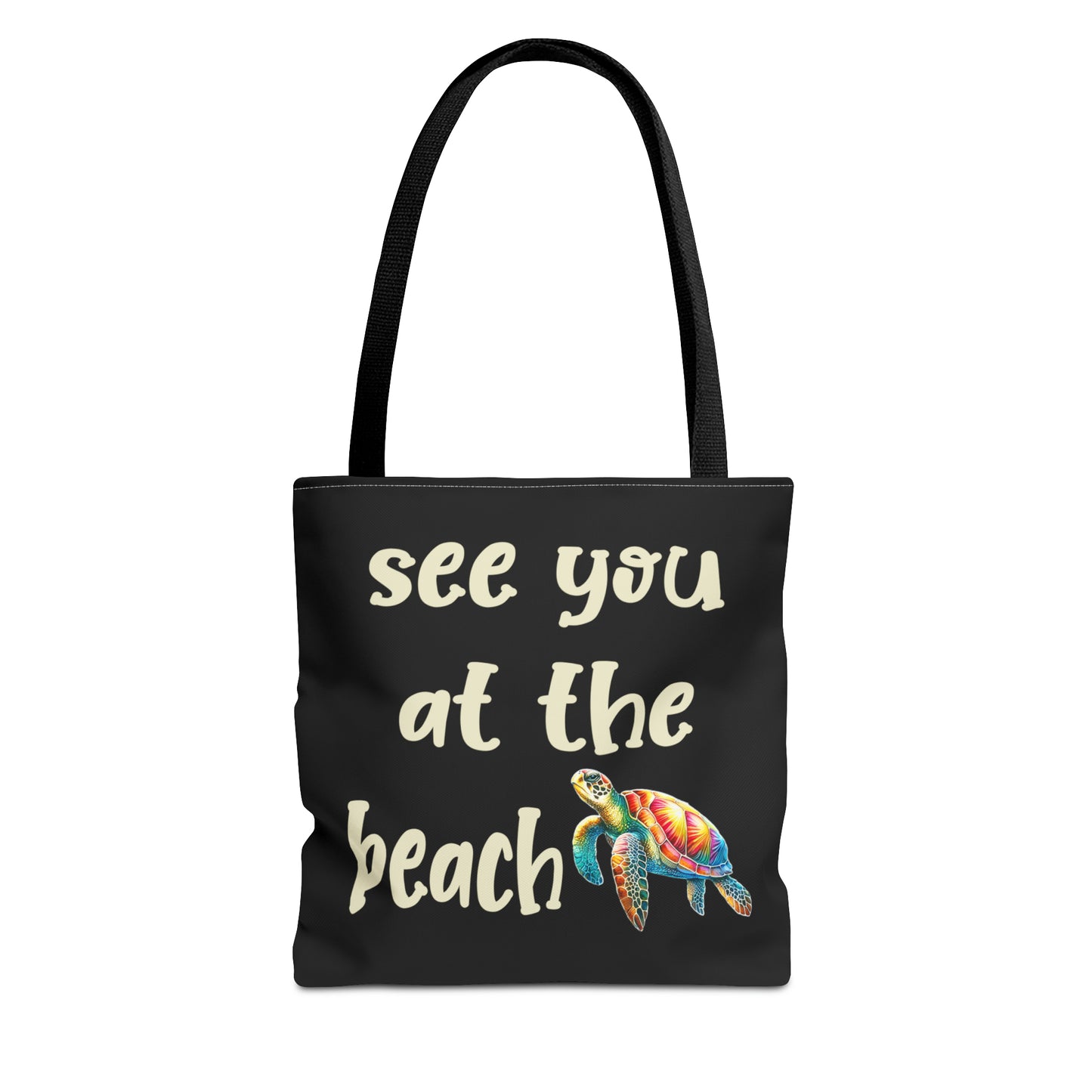 Sea Turtle Beach Bag Tote - Four More Paws