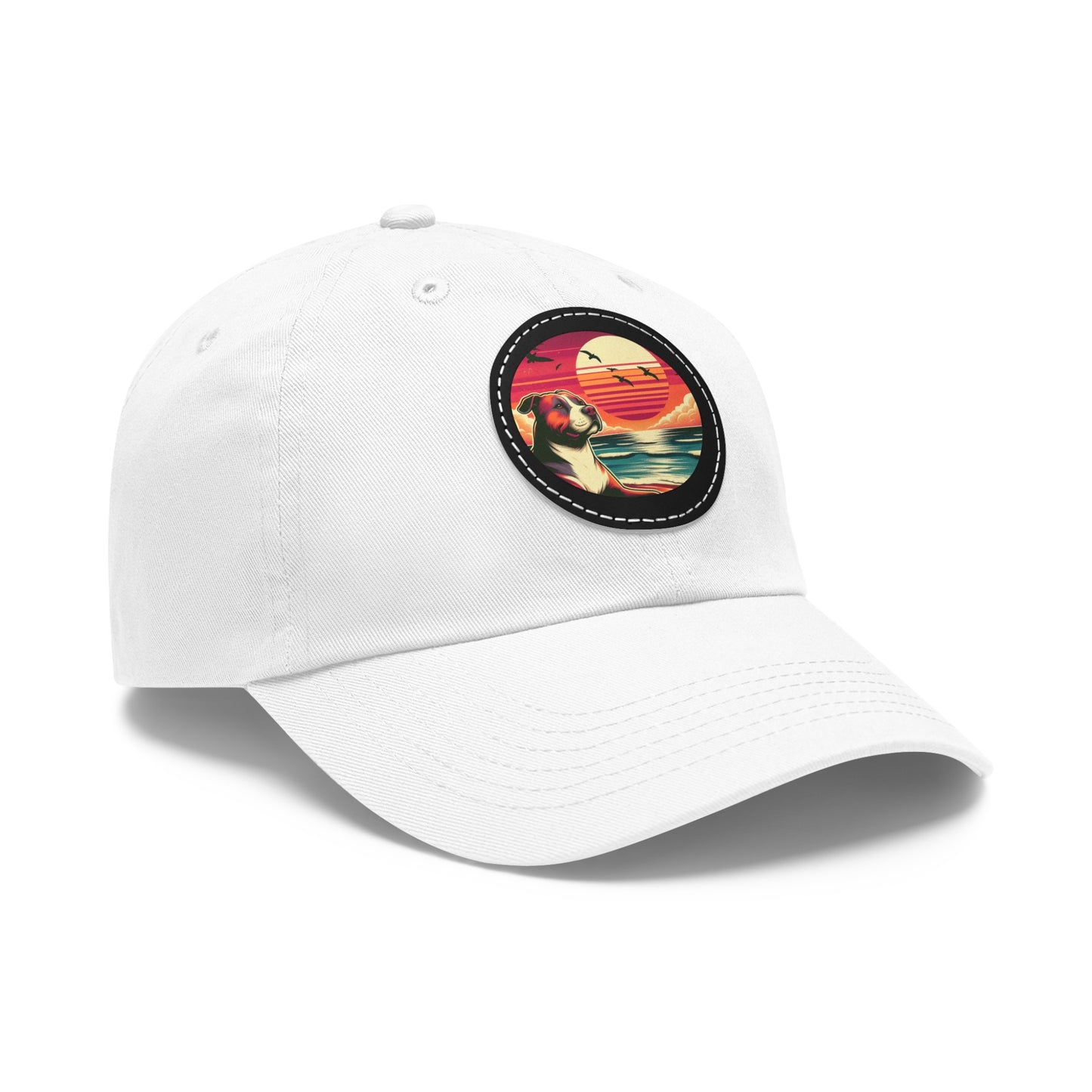 Pit Bull Summer Vibes Classic Summer Ball Cap, Pitbull Mom, Pitbull Dad, Pittie Lovers, Popular Vacation Hat,