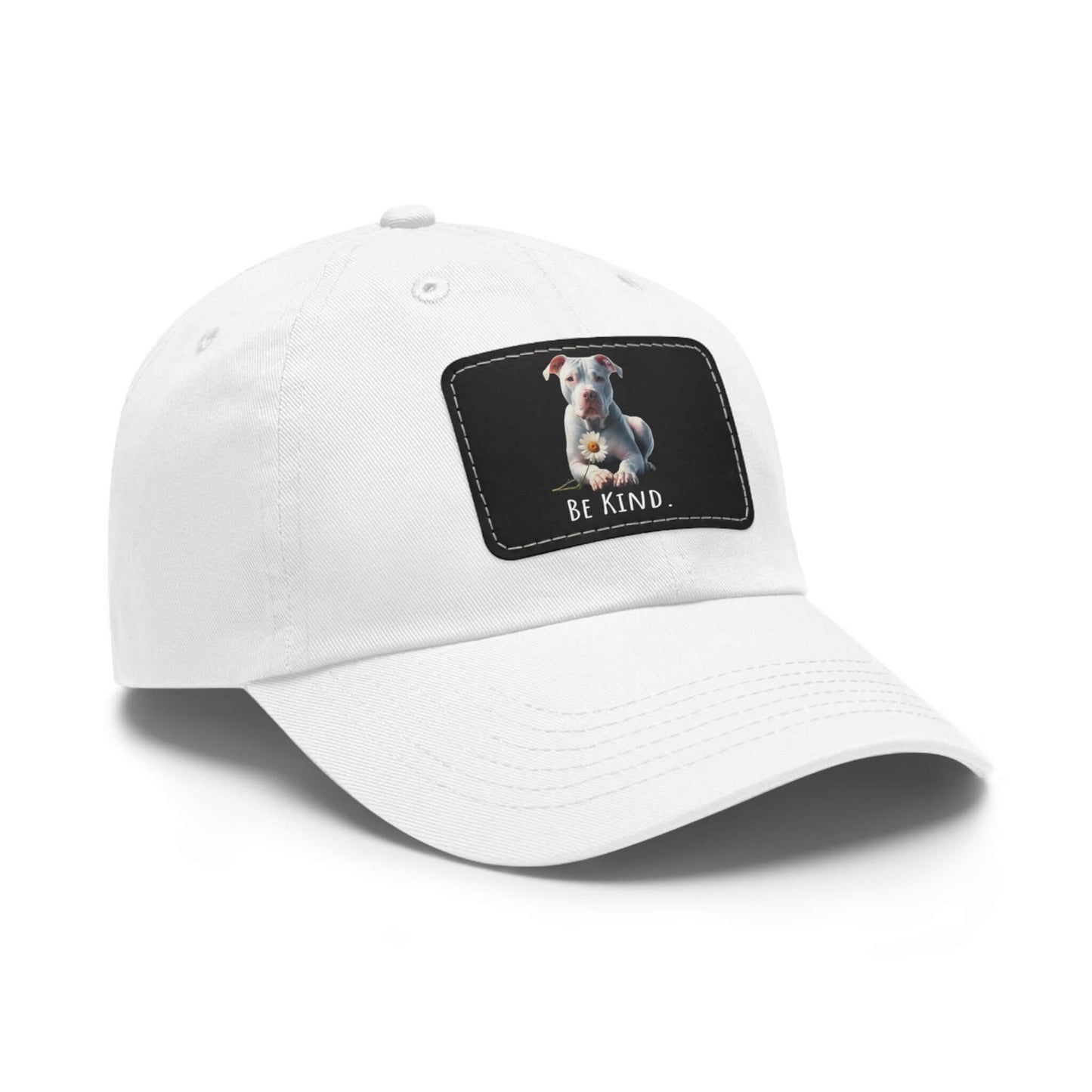 Be Kind White Pit Bull Summer Ball Cap