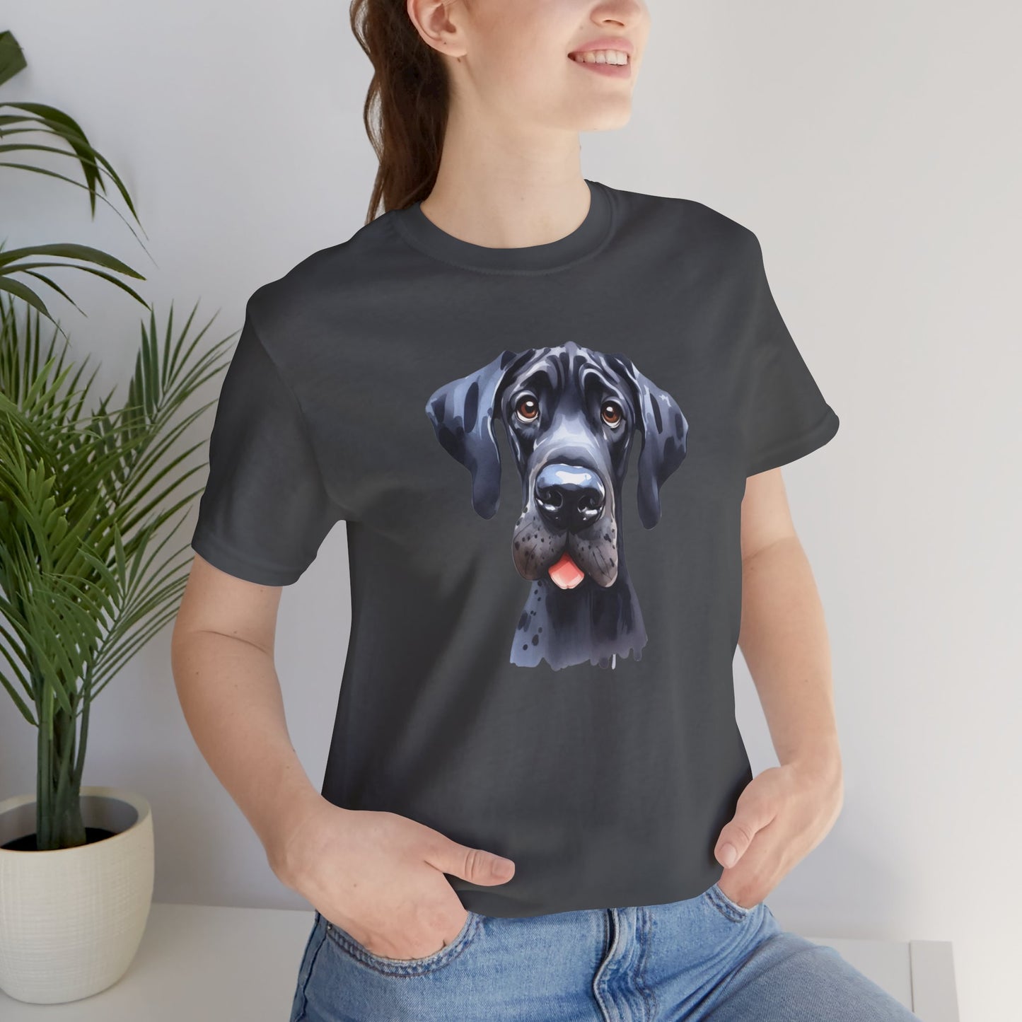 Funny Great Dane Unisex Jersey Short Sleeve Tee