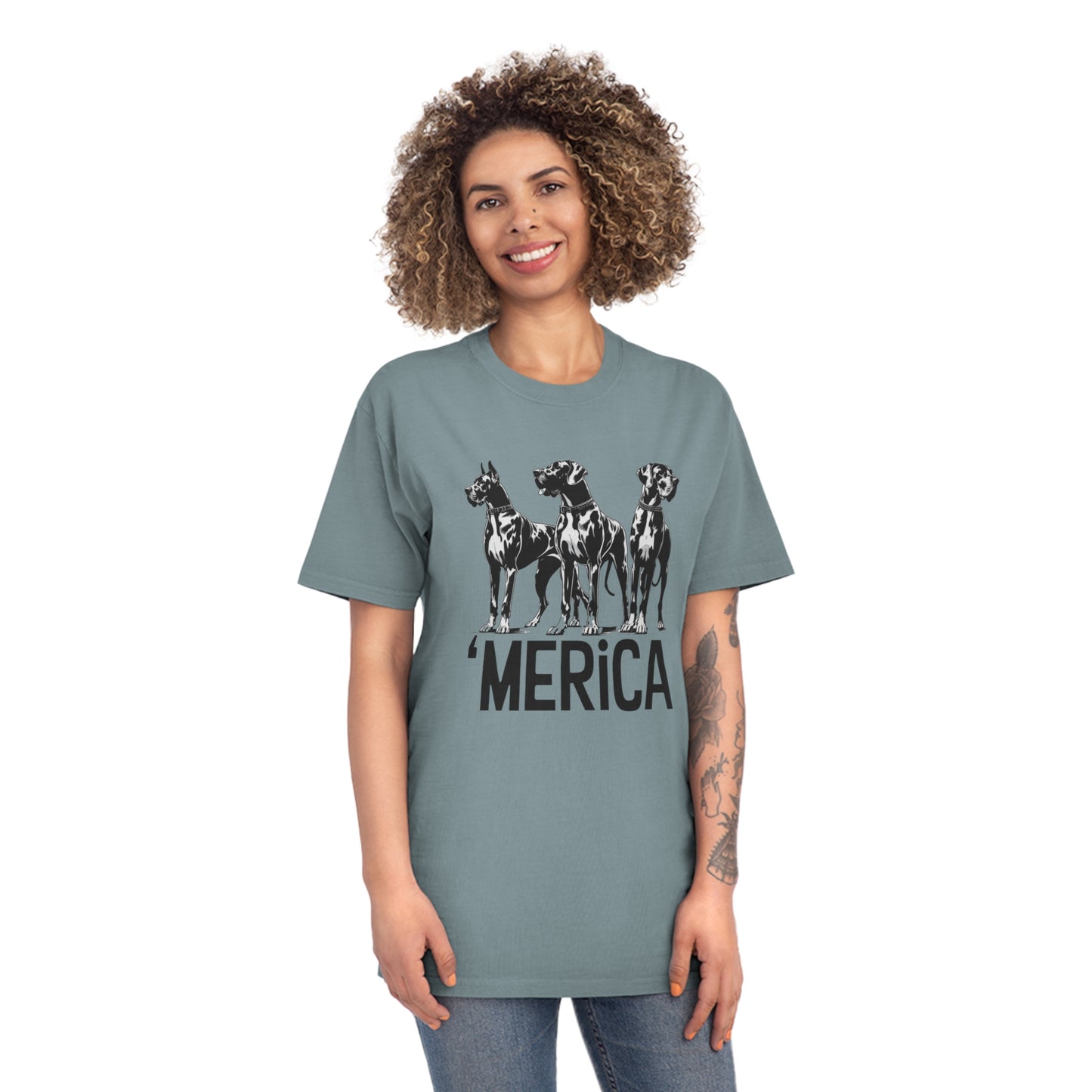 Patriotic America Great Dane Tee