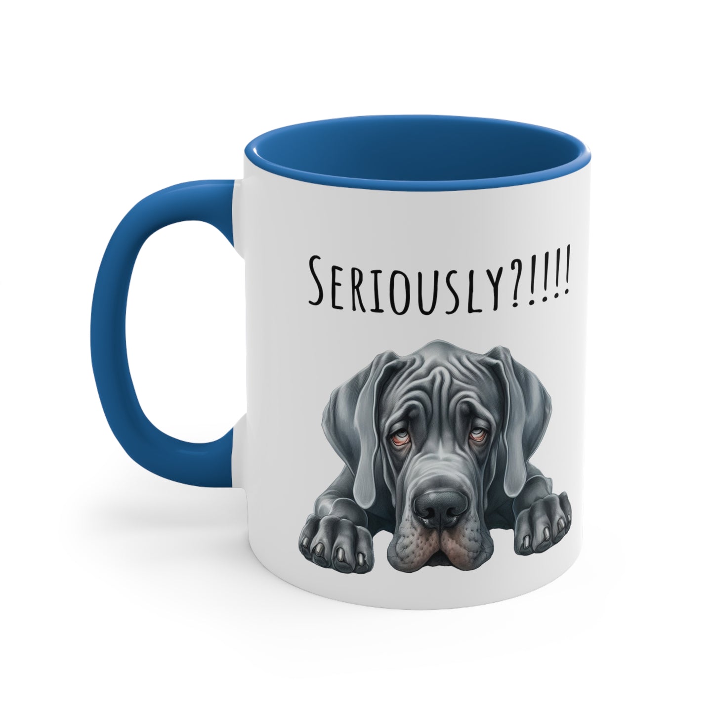 Seriously Funny Dog Morning Coffee Mug