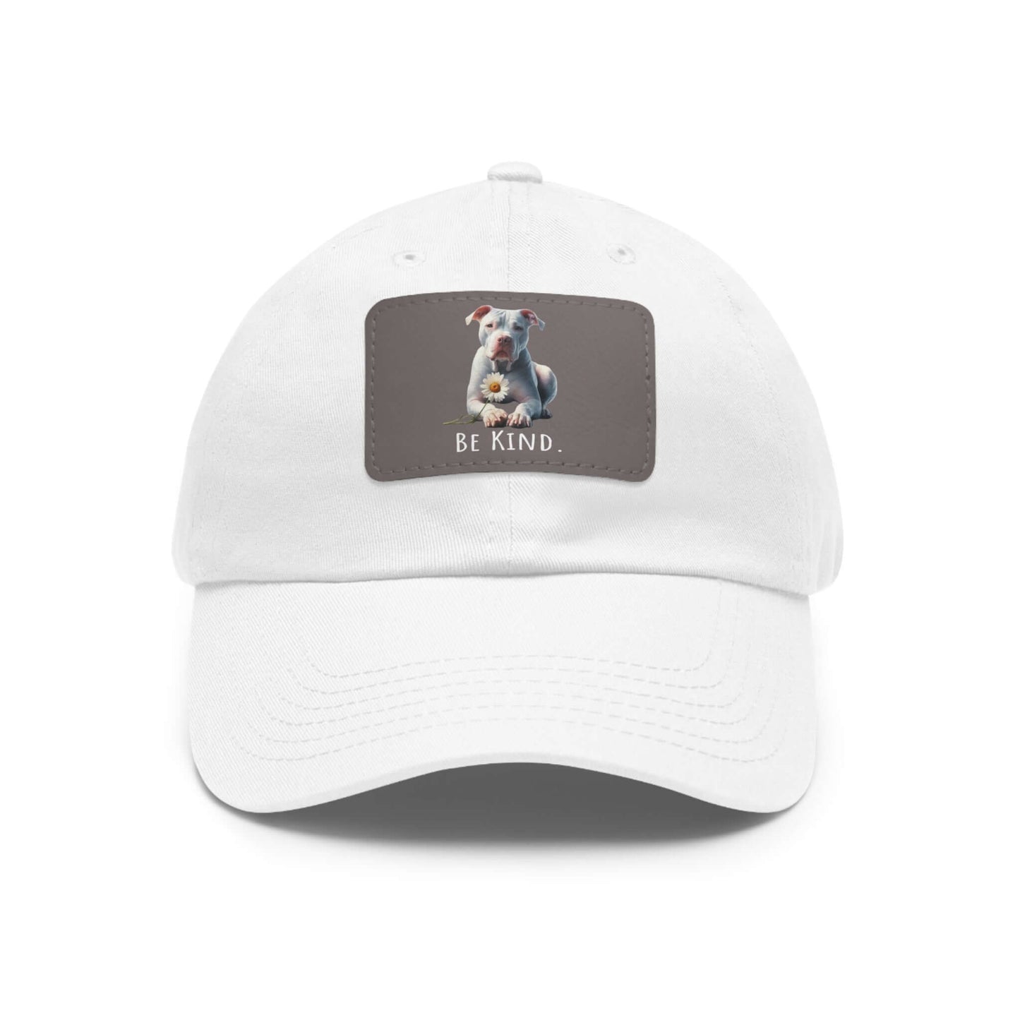 Be Kind White Pit Bull Summer Ball Cap