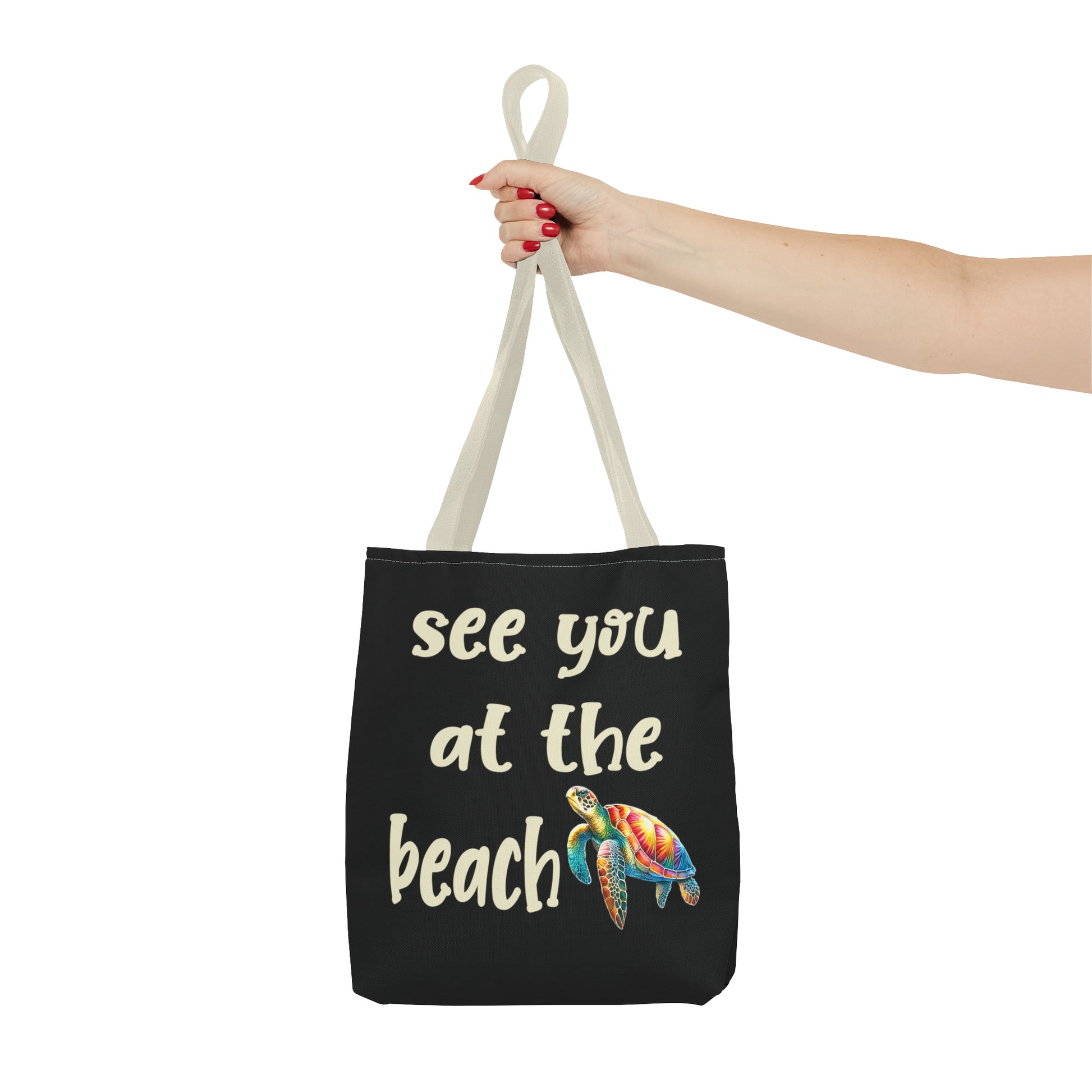 Sea Turtle Beach Bag Tote - Four More Paws