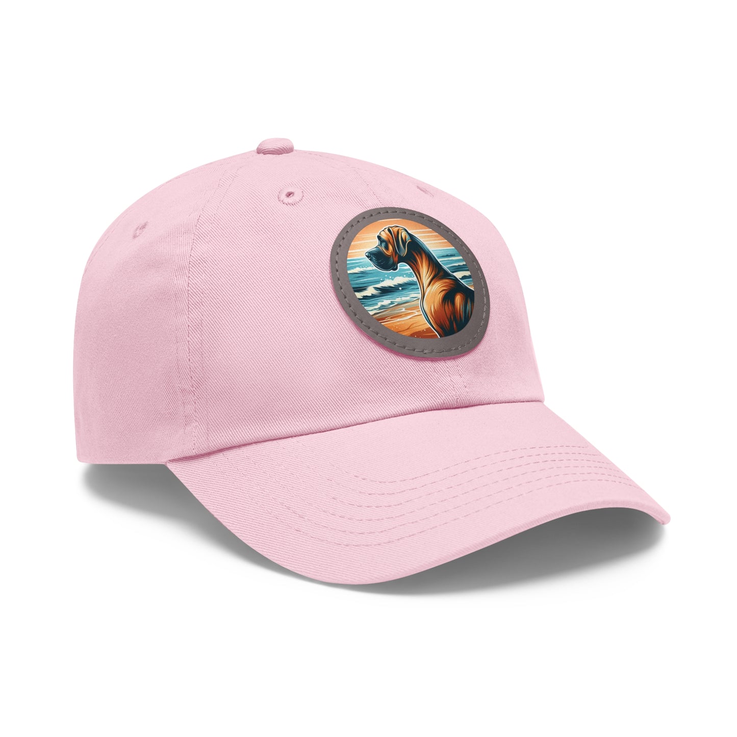 Retro Summer Vibes Fawn Great Dane Beach Summer Ball Cap