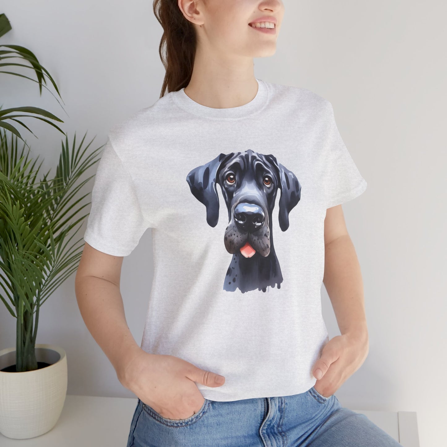 Funny Great Dane Unisex Jersey Short Sleeve Tee