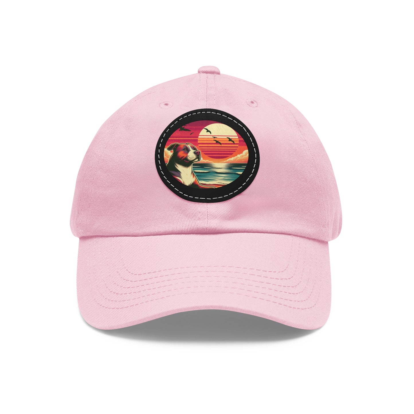 Pit Bull Summer Vibes Classic Summer Ball Cap, Pitbull Mom, Pitbull Dad, Pittie Lovers, Popular Vacation Hat,