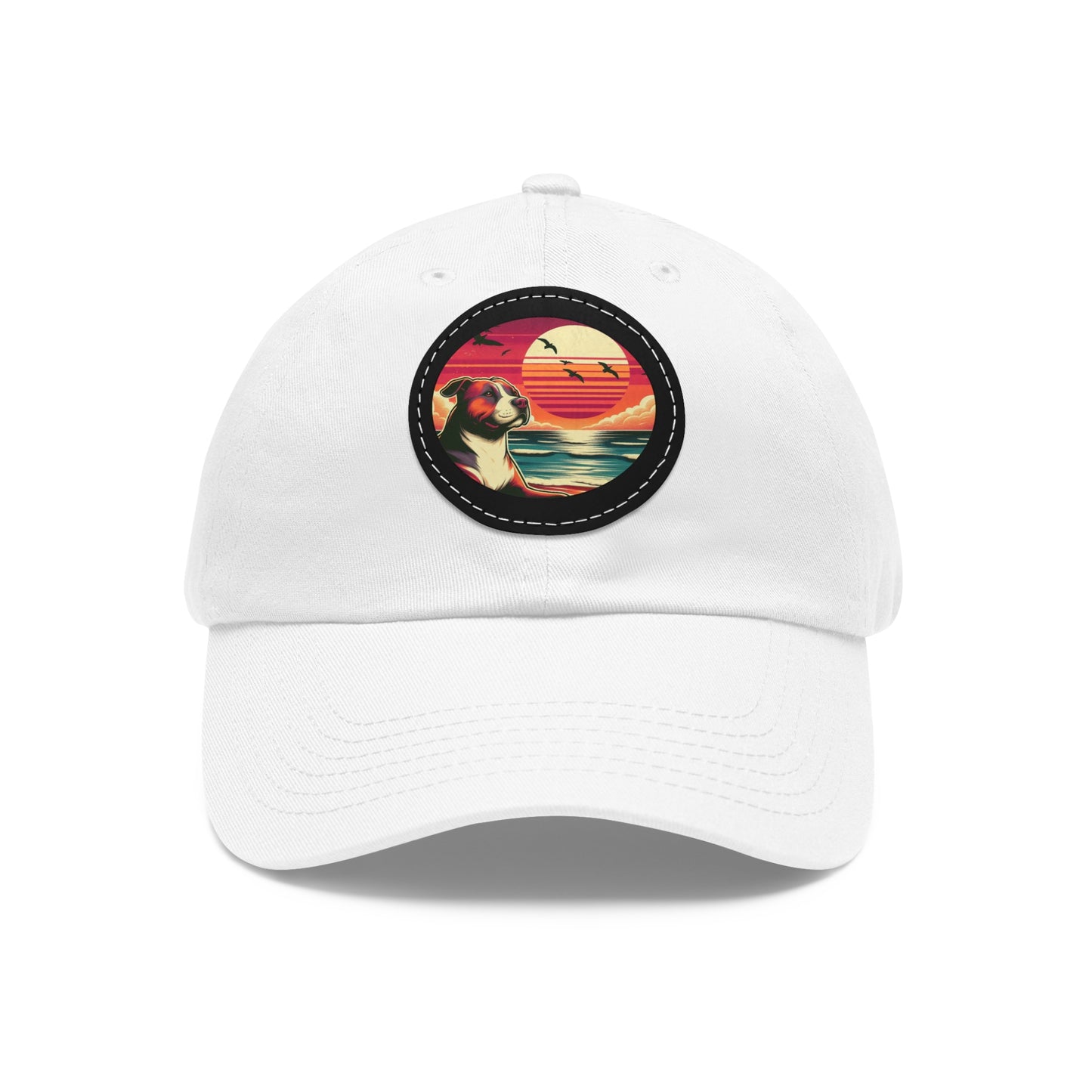 Pit Bull Summer Vibes Classic Summer Ball Cap, Pitbull Mom, Pitbull Dad, Pittie Lovers, Popular Vacation Hat,