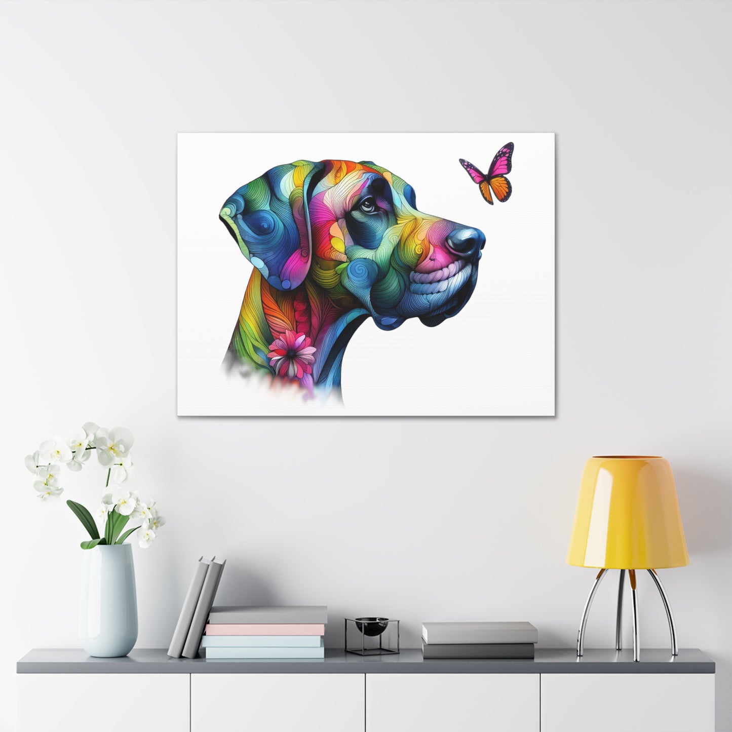 Great Dane Dog Canvas Gallery Wraps