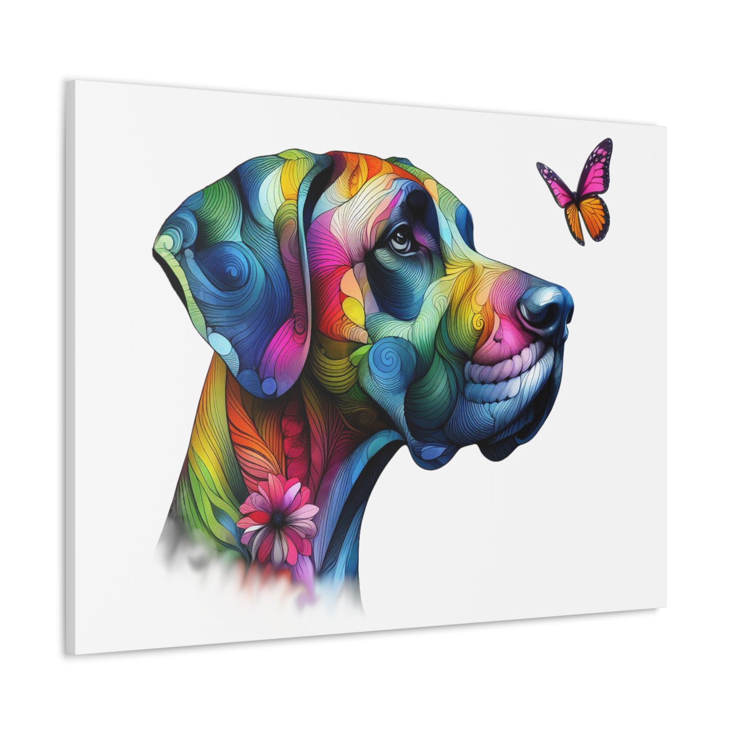 Great Dane Dog Canvas Gallery Wraps