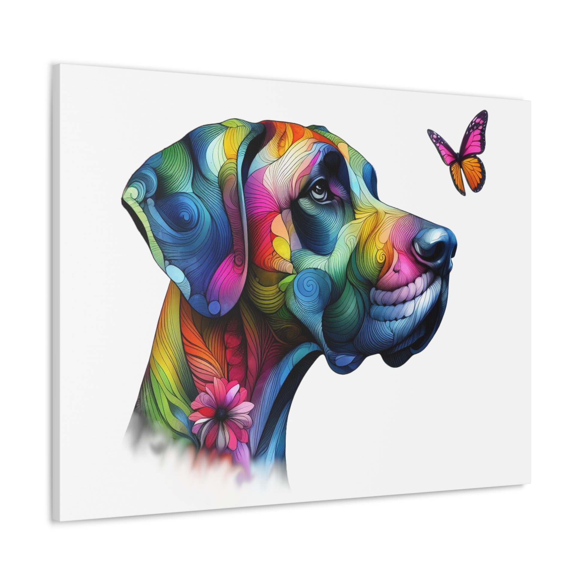 Great Dane Dog Canvas Gallery Wraps