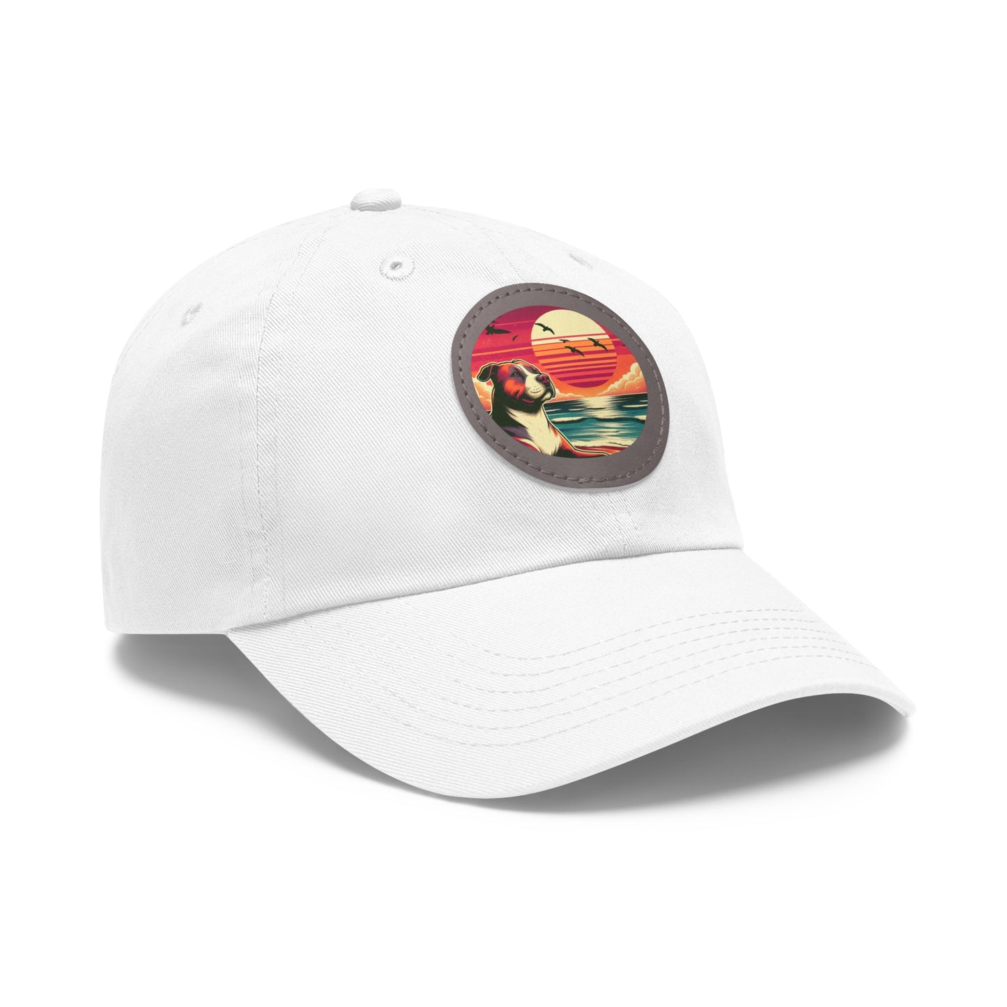 Pit Bull Summer Vibes Classic Summer Ball Cap, Pitbull Mom, Pitbull Dad, Pittie Lovers, Popular Vacation Hat,