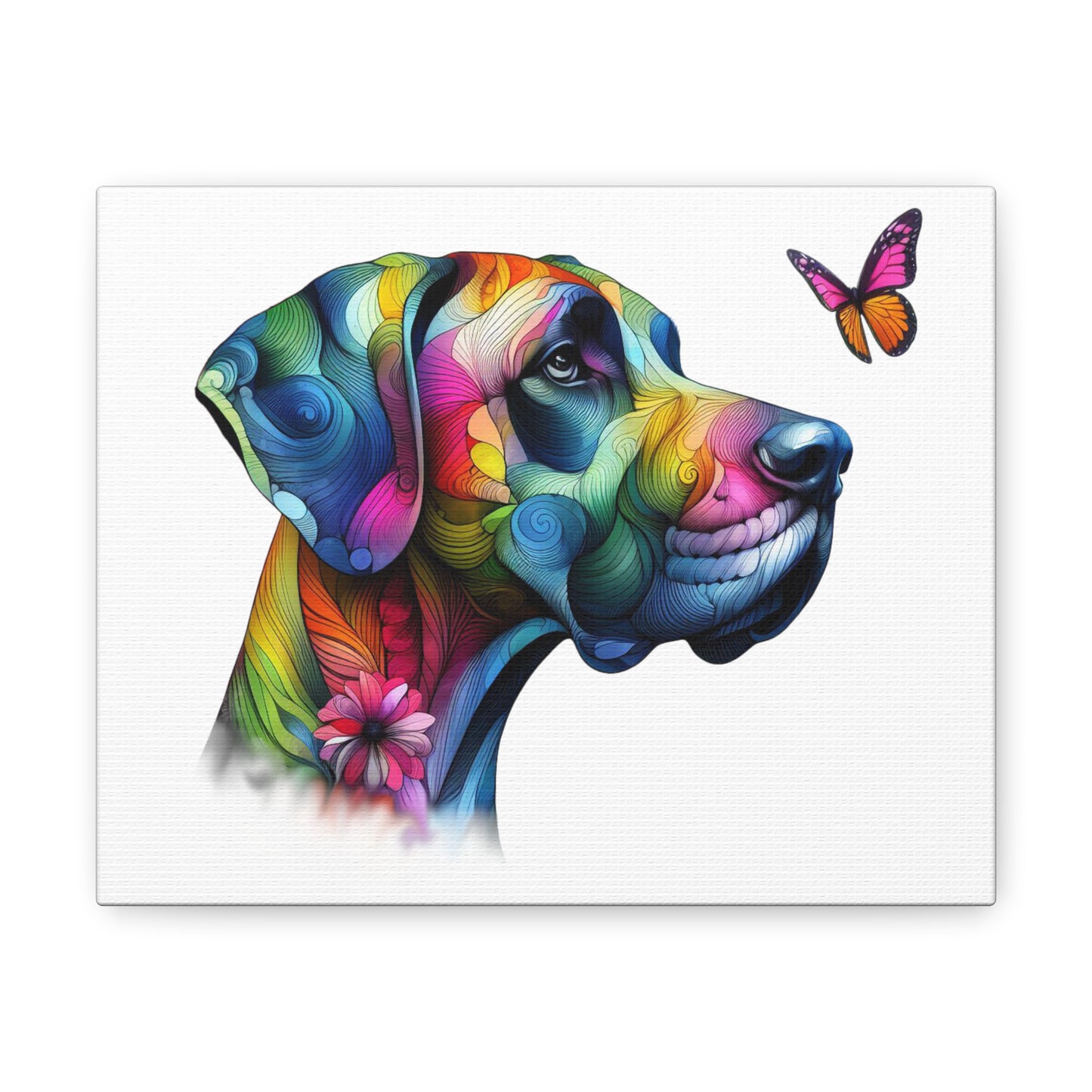 Great Dane Dog Canvas Gallery Wraps