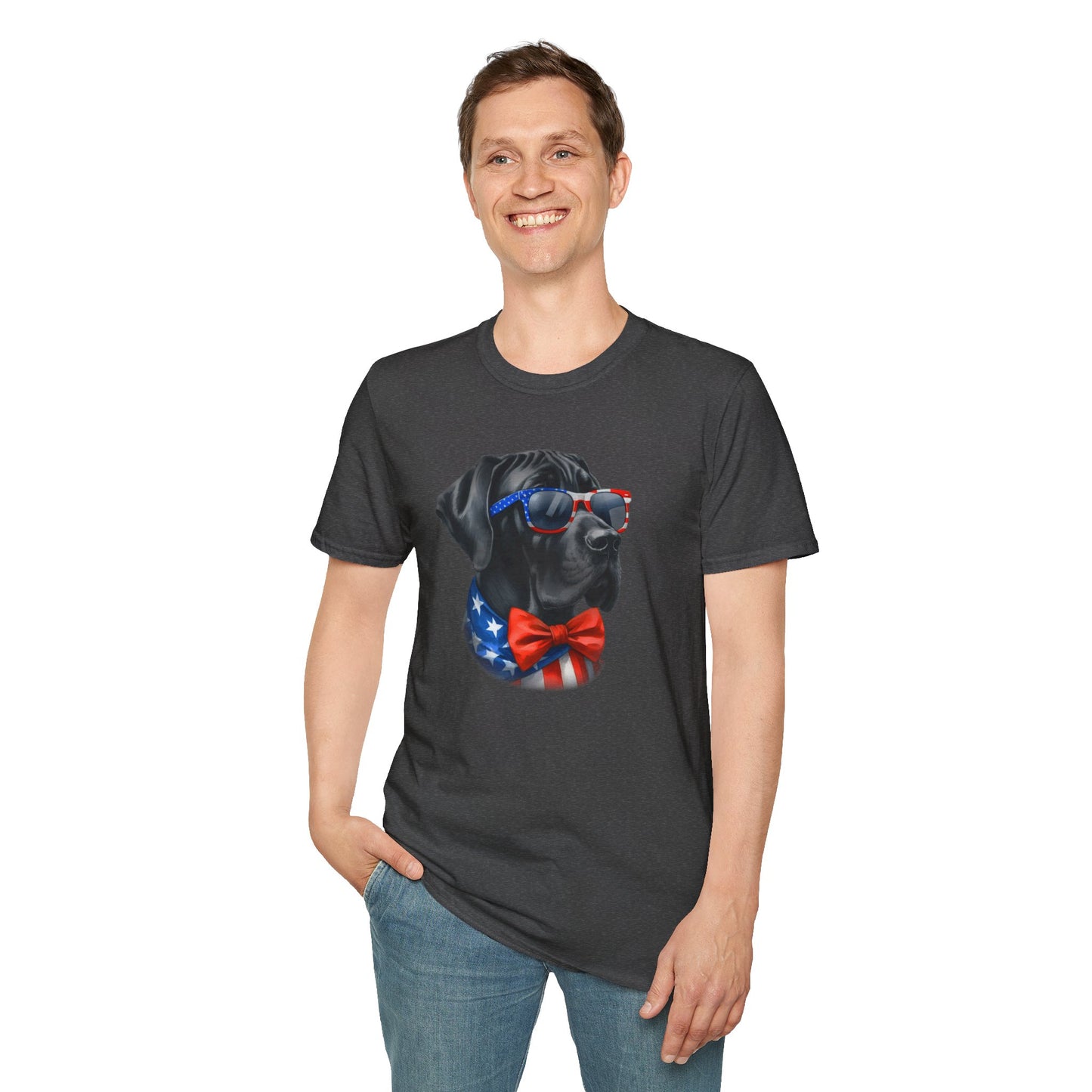 Patriotic Great Dane Tee - Four More Paws