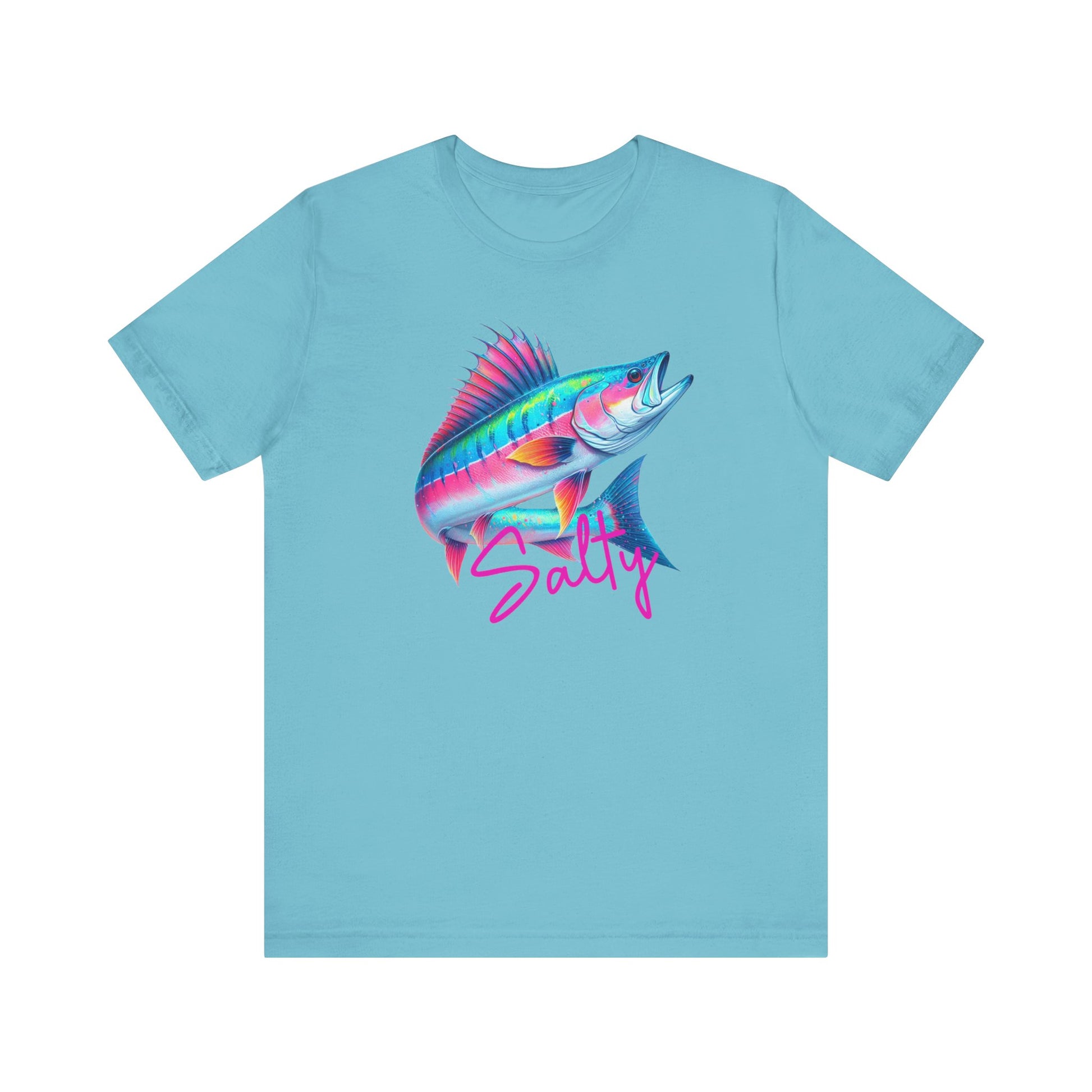 Salty Outdoor Fishing Tee Shirt - Four More Paws