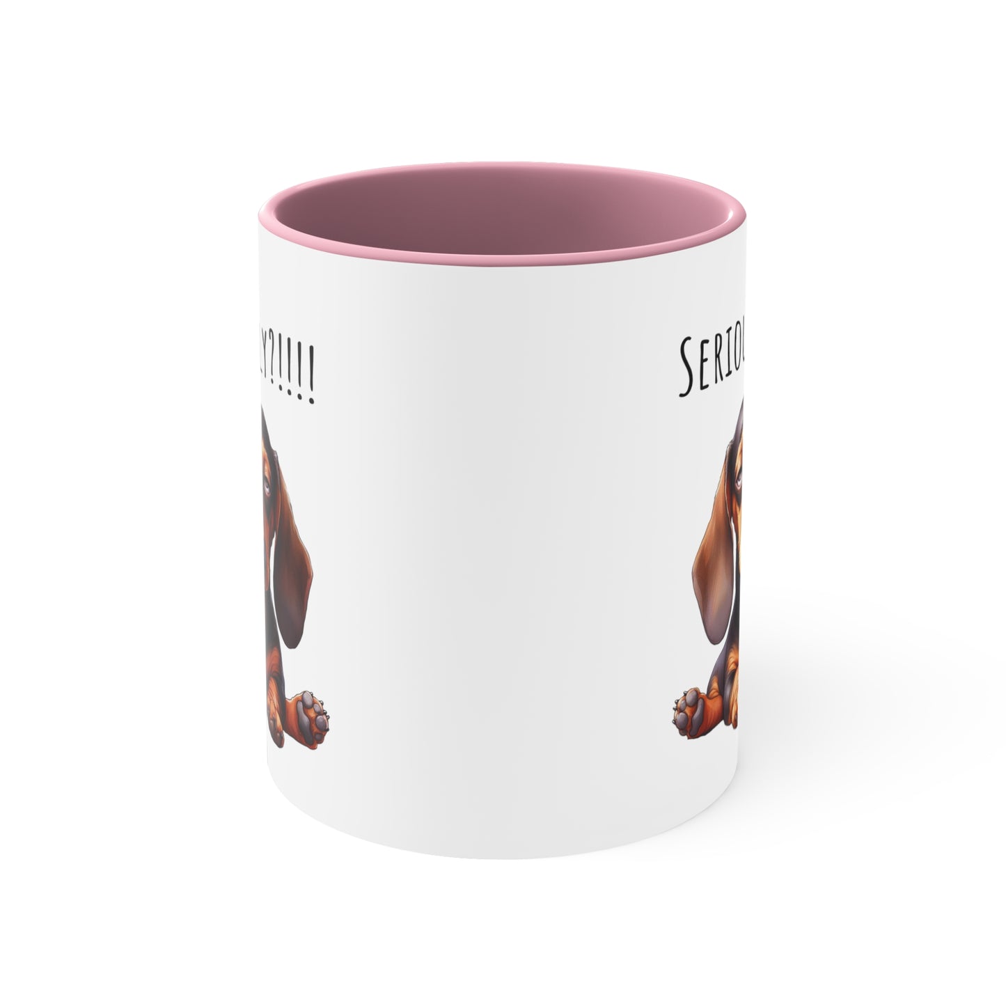 Seriously?!!! Funny Dachshund Coffee Cup