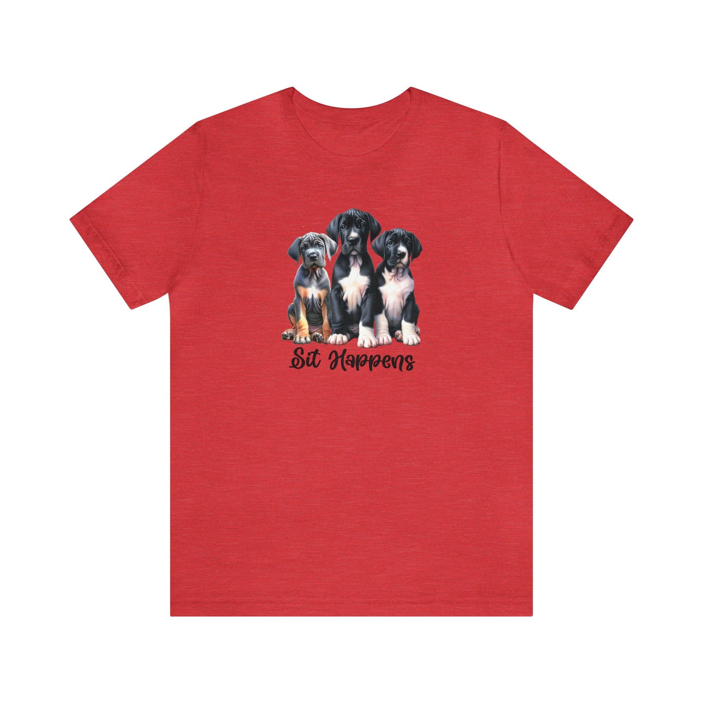 Sit Happens Funny Dog Tee