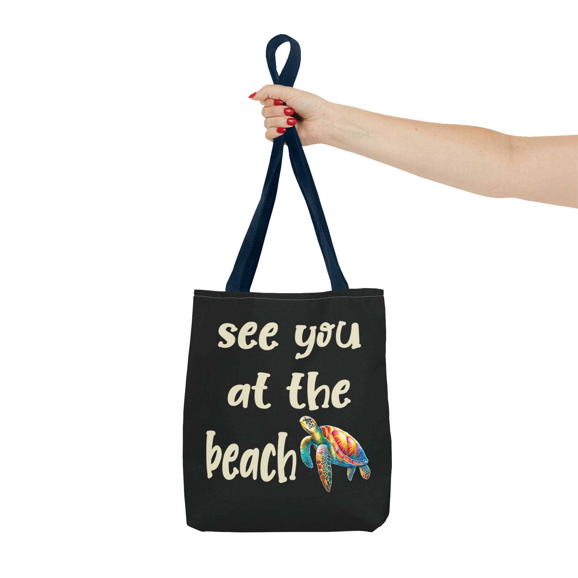 Sea Turtle Beach Bag Tote - Four More Paws