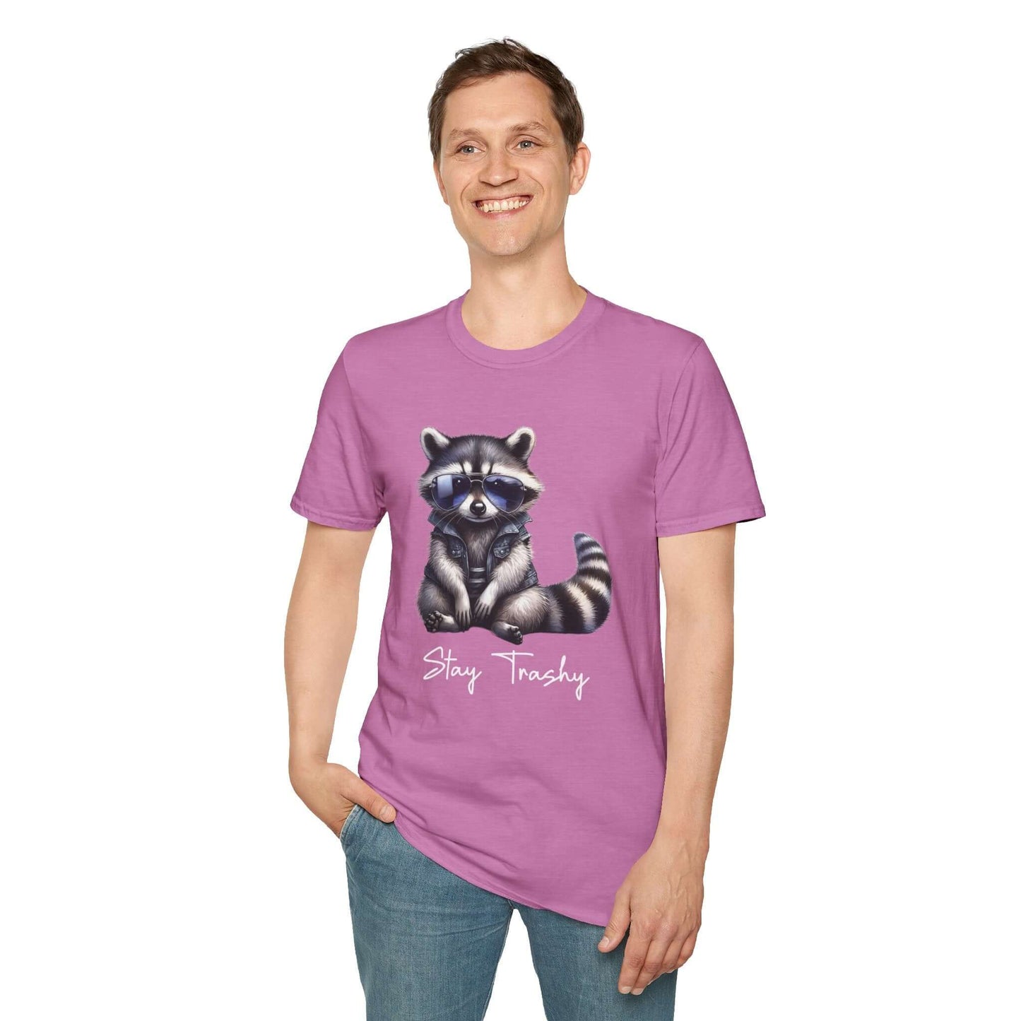 Stay Trashy Funny Racoon Tee