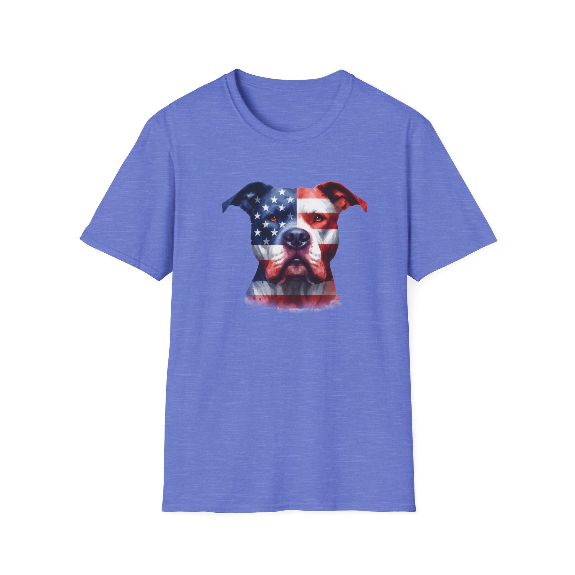 Patriotic Pit Bull Dog Shirt - Four More Paws