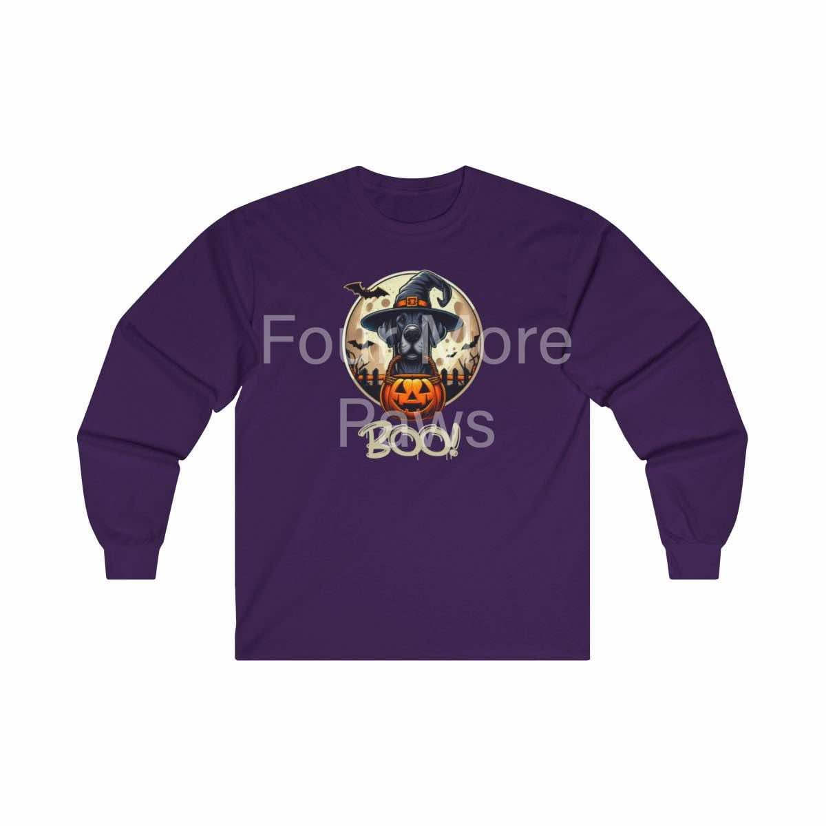 Boo Great Dane  Long Sleeve Tee